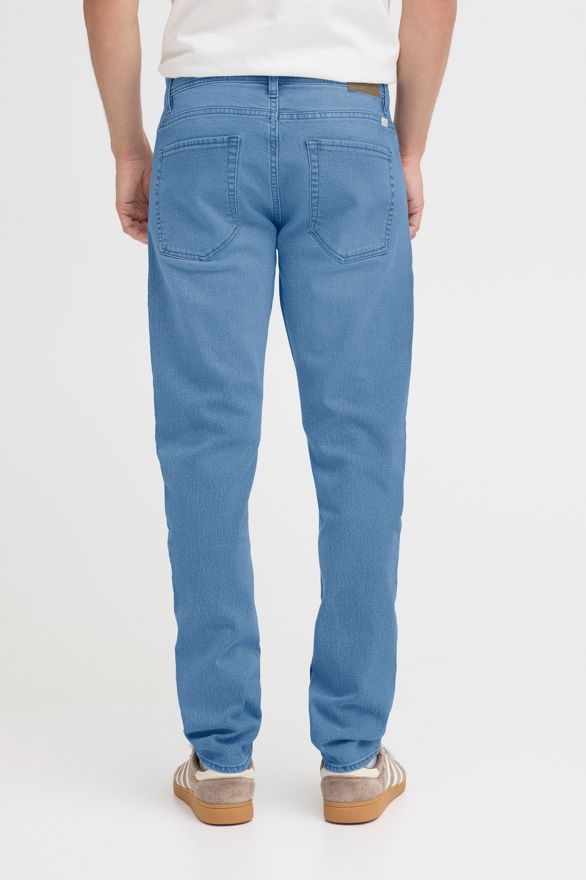 Slim-fit-Jeans BLEND "Slim-fit-Jeans BHTwister", Herren, Gr. 40, Länge 32, blau (denim light blau), Obermaterial: 82% Baumwolle CO. 17% Polyester PES. 1% Elasthan EL., Jeans Slim-fit-Jeans 6