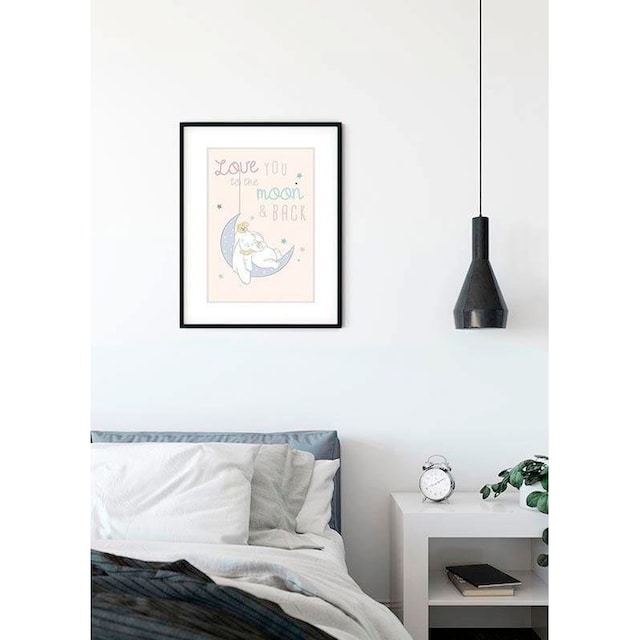 Komar Poster »Dumbo Moon«, Disney, (1 St.), Kinderzimmer, Schlafzimmer,  Wohnzimmer | BAUR