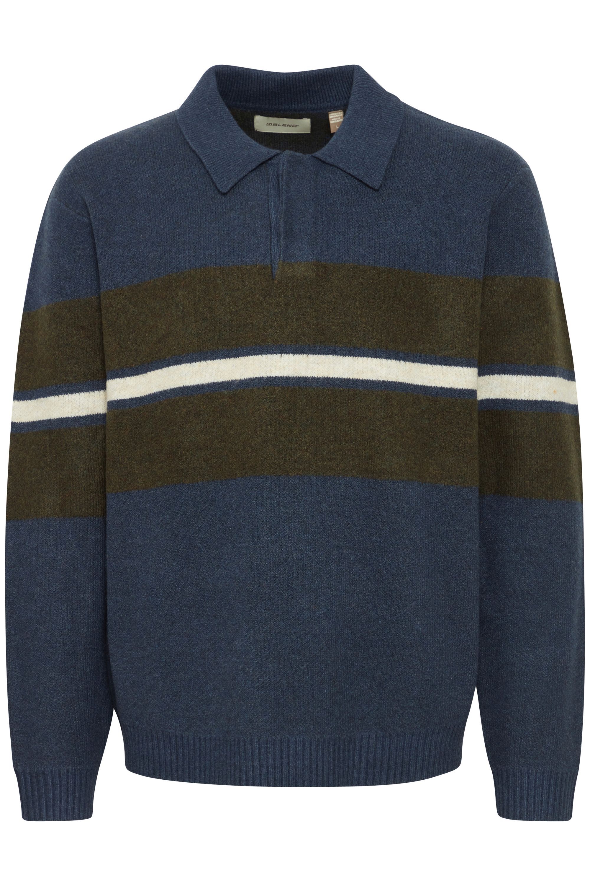 Blend Strickfleece-Pullover "Strickpullover BHPullover"