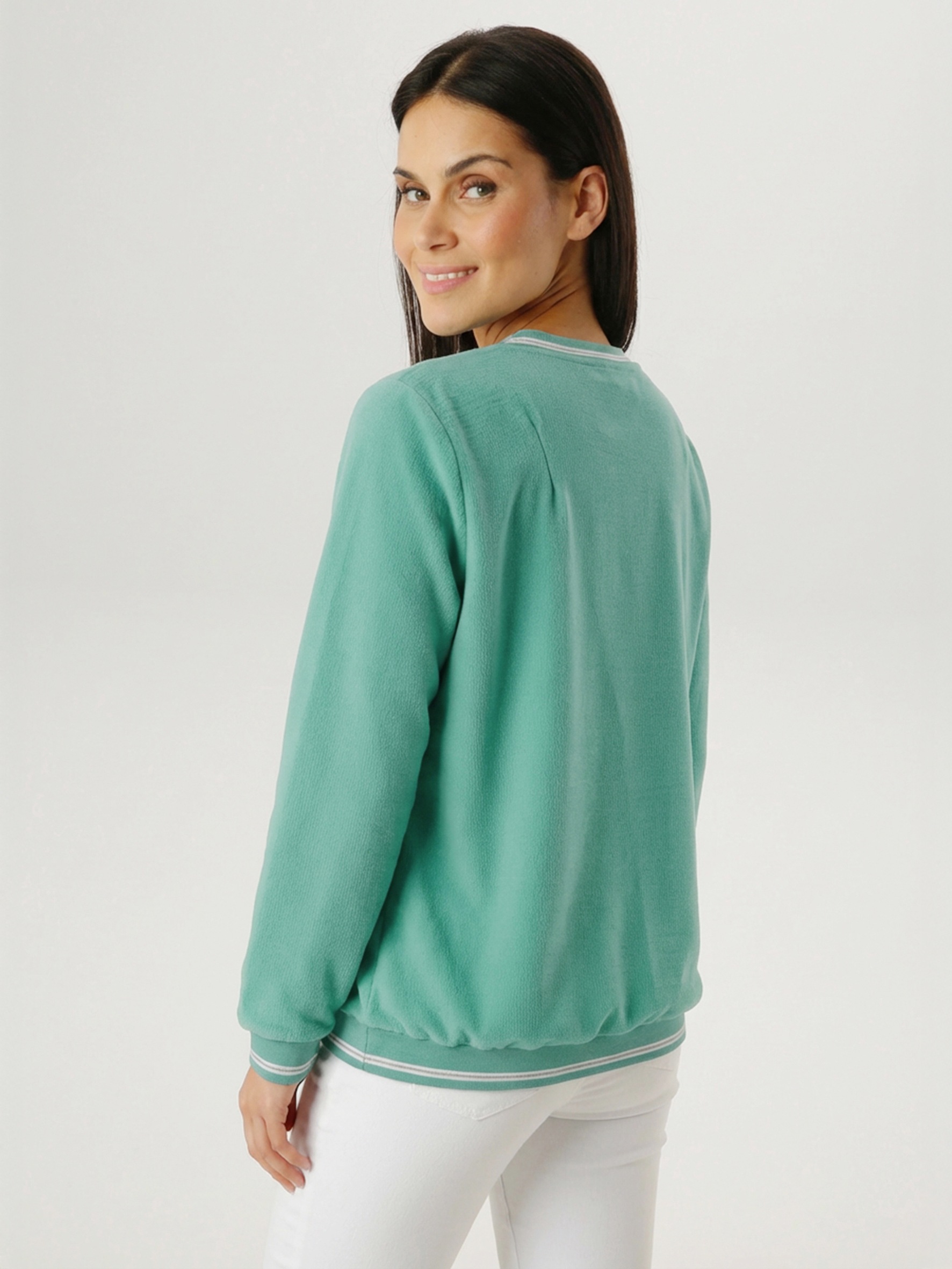 Aniston SELECTED Shirtbluse mit sportiven Bündchen - NEUE KOLLEKTION günstig online kaufen