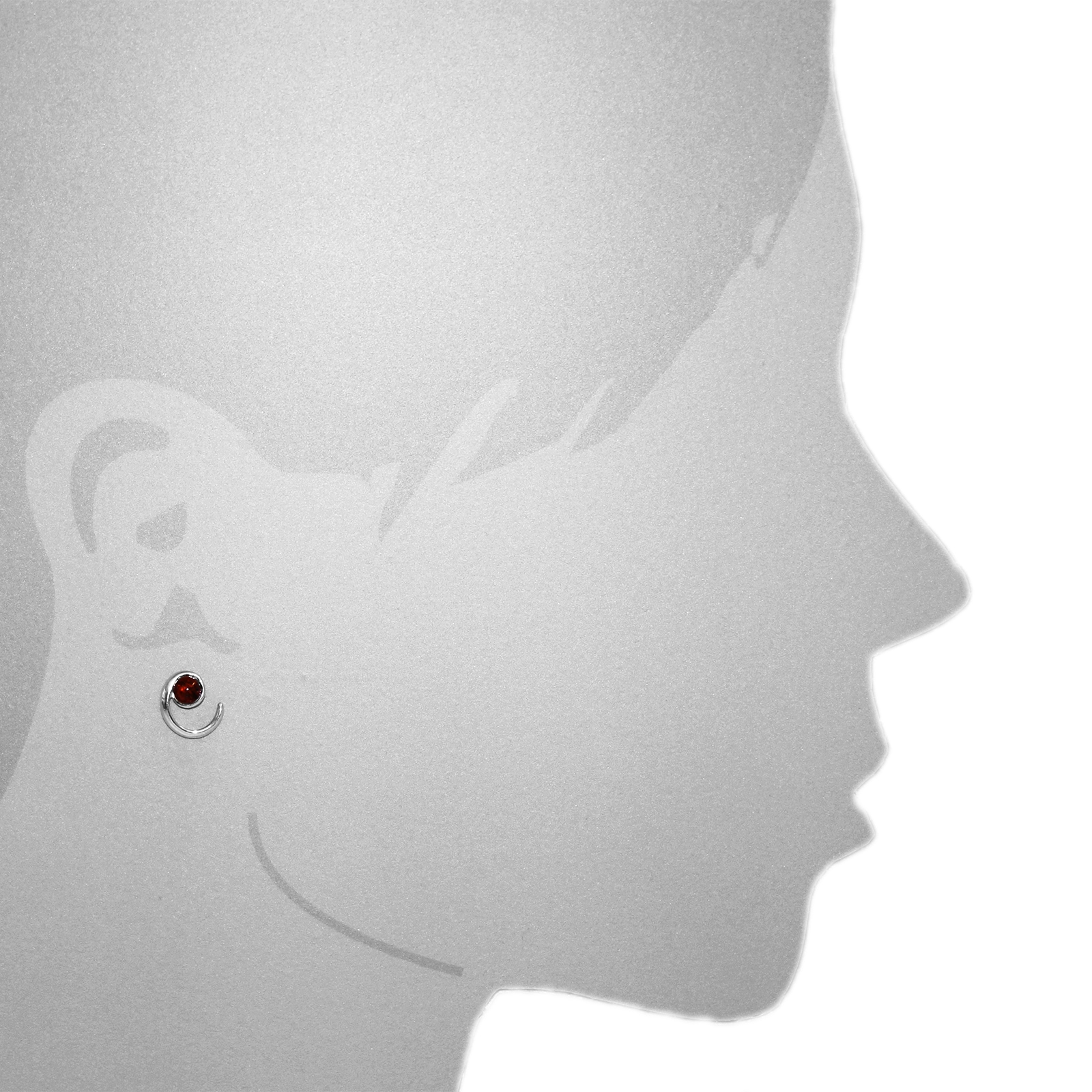 OSTSEE-SCHMUCK Paar Ohrstecker »- Caro - Silber 925/000 - Bernstein«