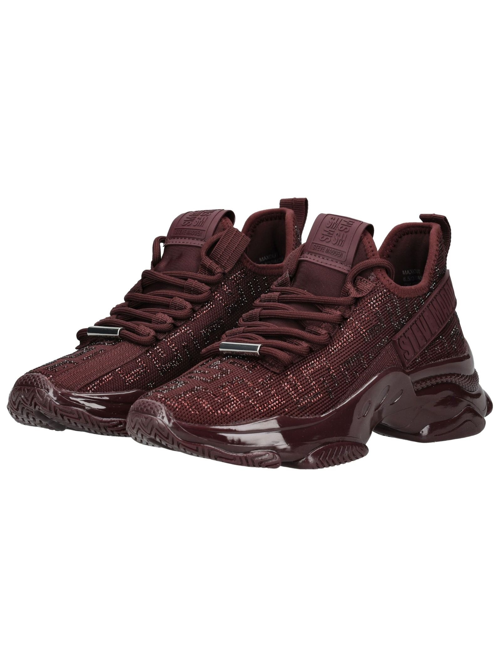 Sneaker STEVE MADDEN "STEVE MADDEN Sneaker Textil", Damen, Gr. 37, cherry, Textil, Schuhe Sneaker 3
