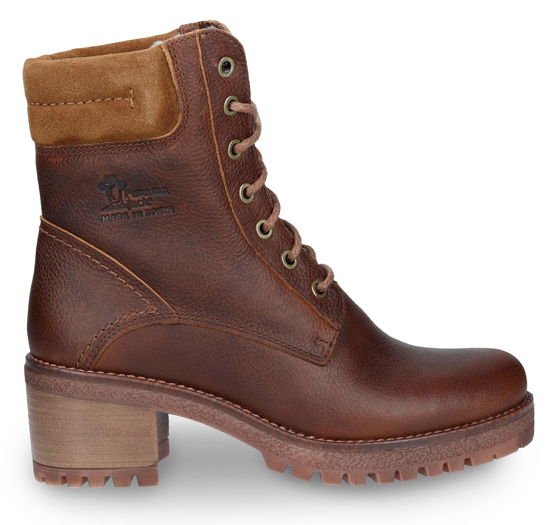 Panama Jack Winterstiefelette »Phoebe«, Schnürstiefelette, Profilsohle, mit gepolstertem Schaftrand