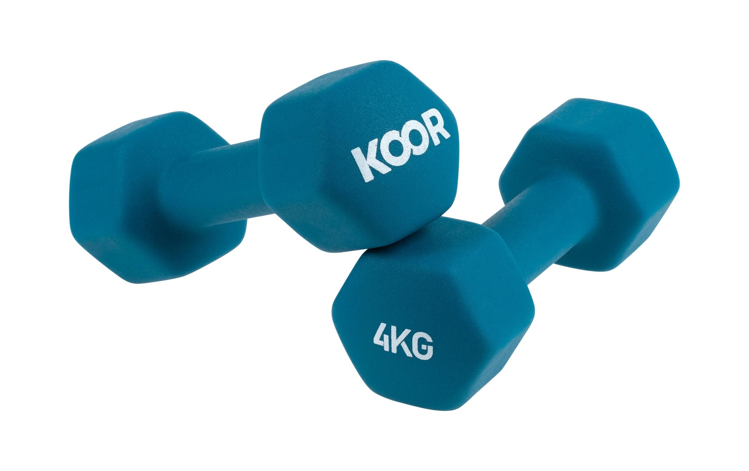 KOOR Kurzhantel »4 kg türkis« 8 kg