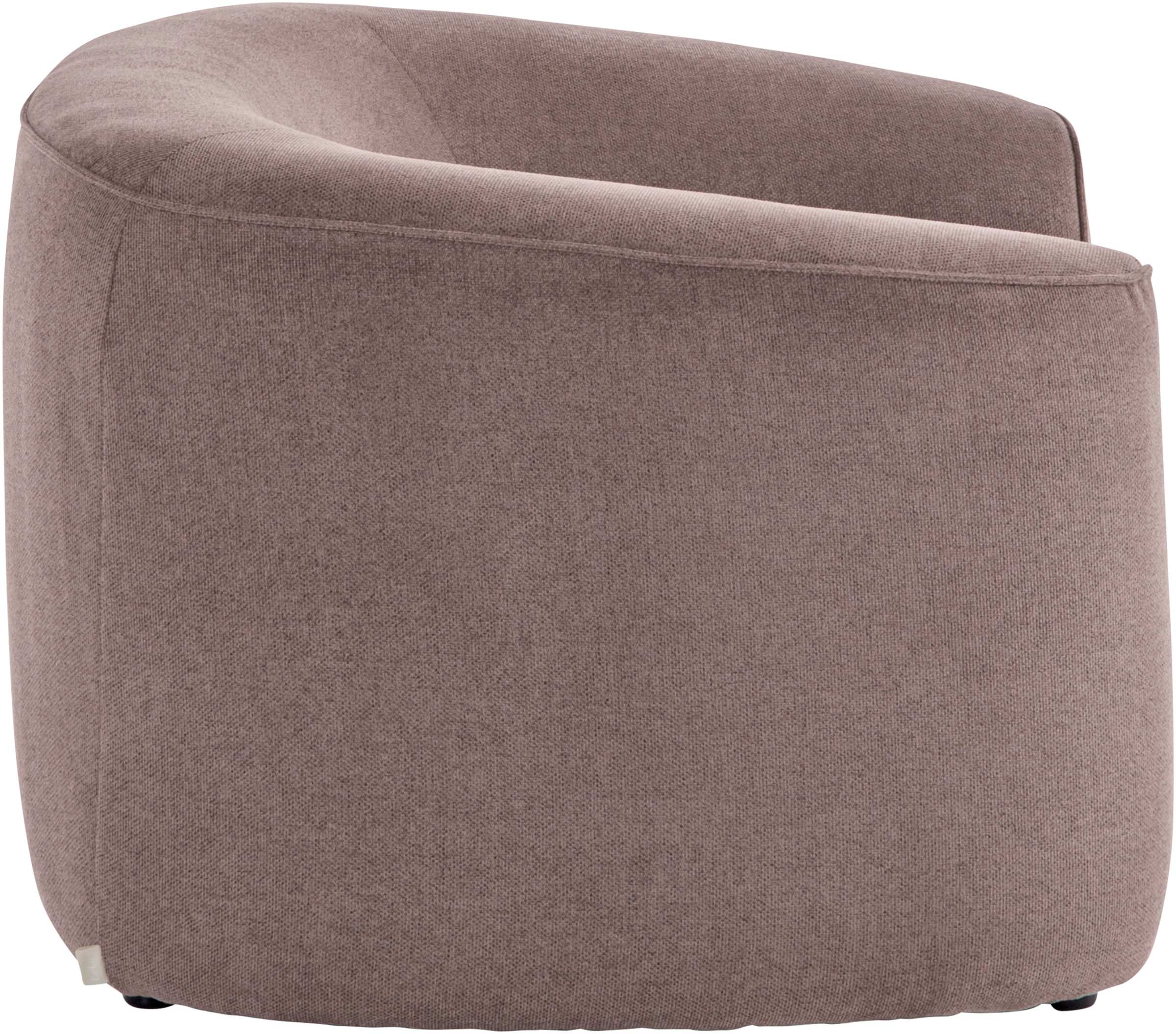LeGer Home by Lena Gercke Sessel »LYZA Relaxsessel, Loungesessel, Maße B/T/H: 113/95/71 cm«, organische Form, mit Wellenunterfederung, gemütlich und modern