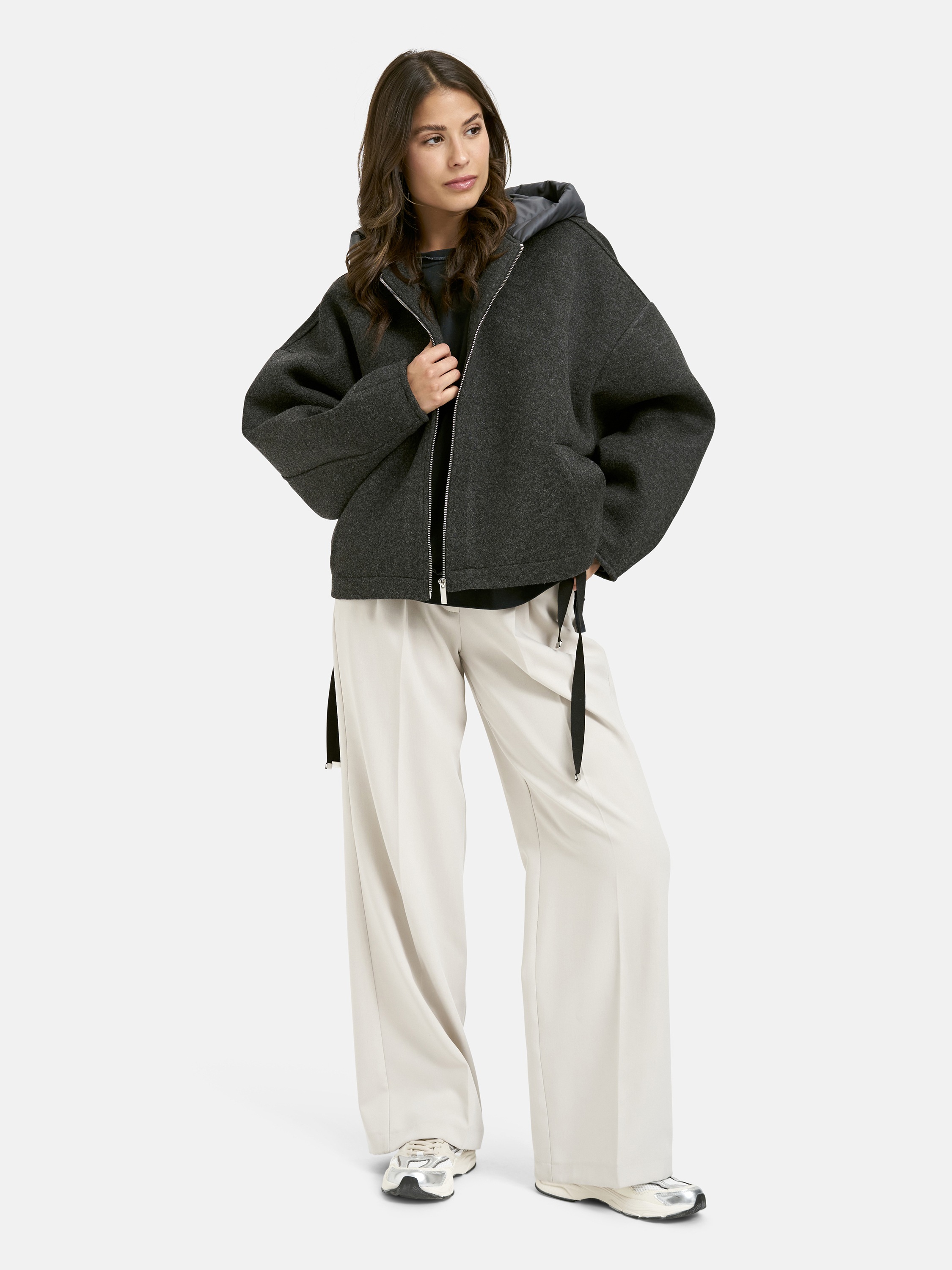 Smith & Soul Outdoorjacke mit Kapuze mit verstellbarem Saum