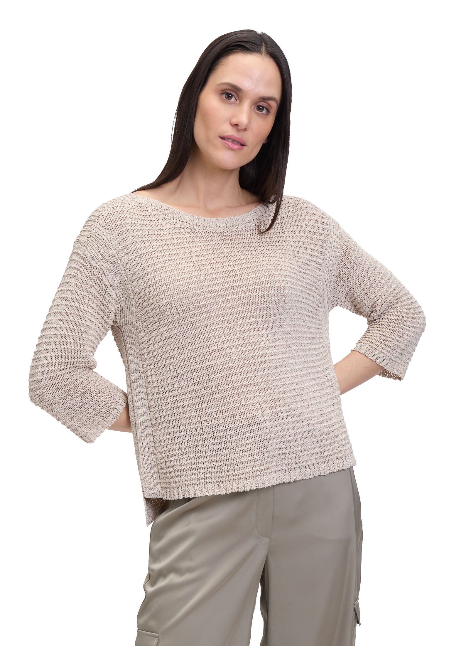 Betty Barclay Strickpullover "Damen mit 3/4 Arm" 1 Stk. tlg. Glitzer günstig online kaufen