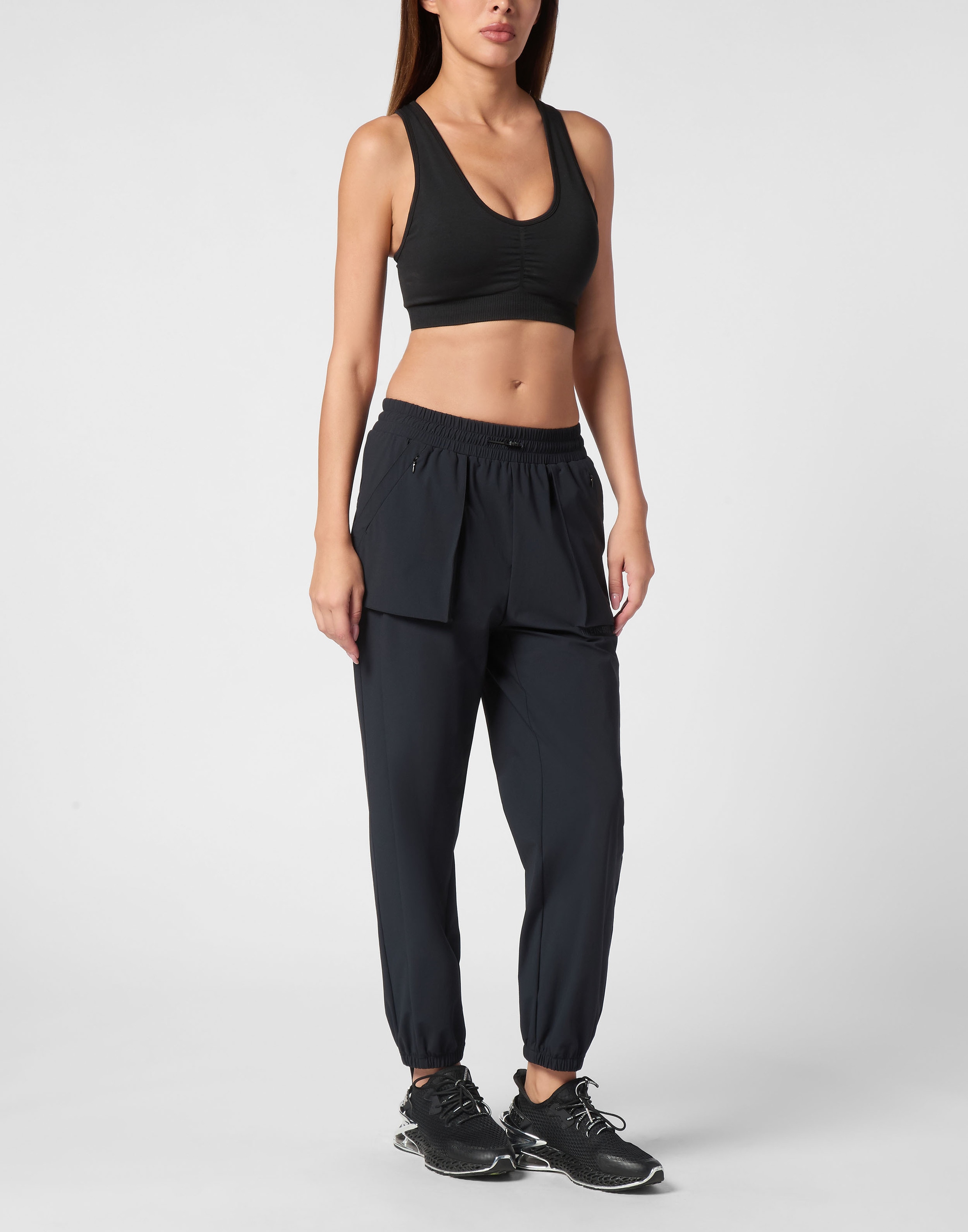 PLEIN SPORT Jogginghose »Nylon Stretch High Waisted Jogging Pants«