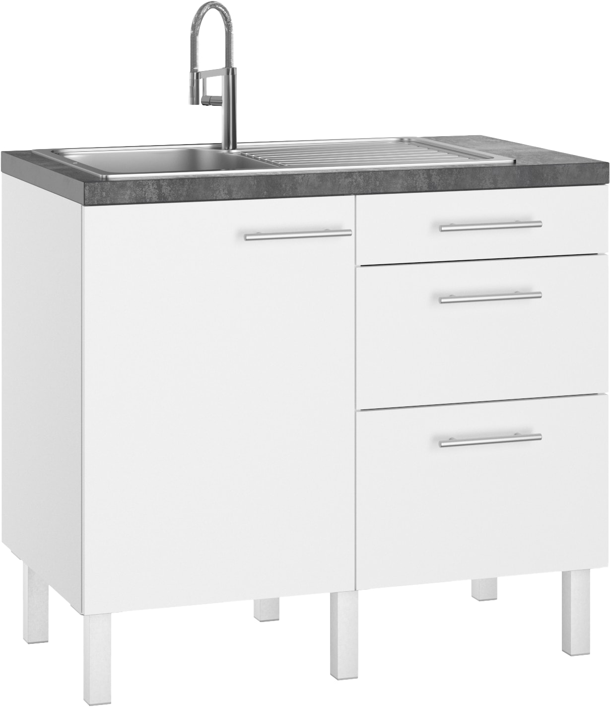 OPTIFIT Pantryküche »Lilly«, Breite 100 cm