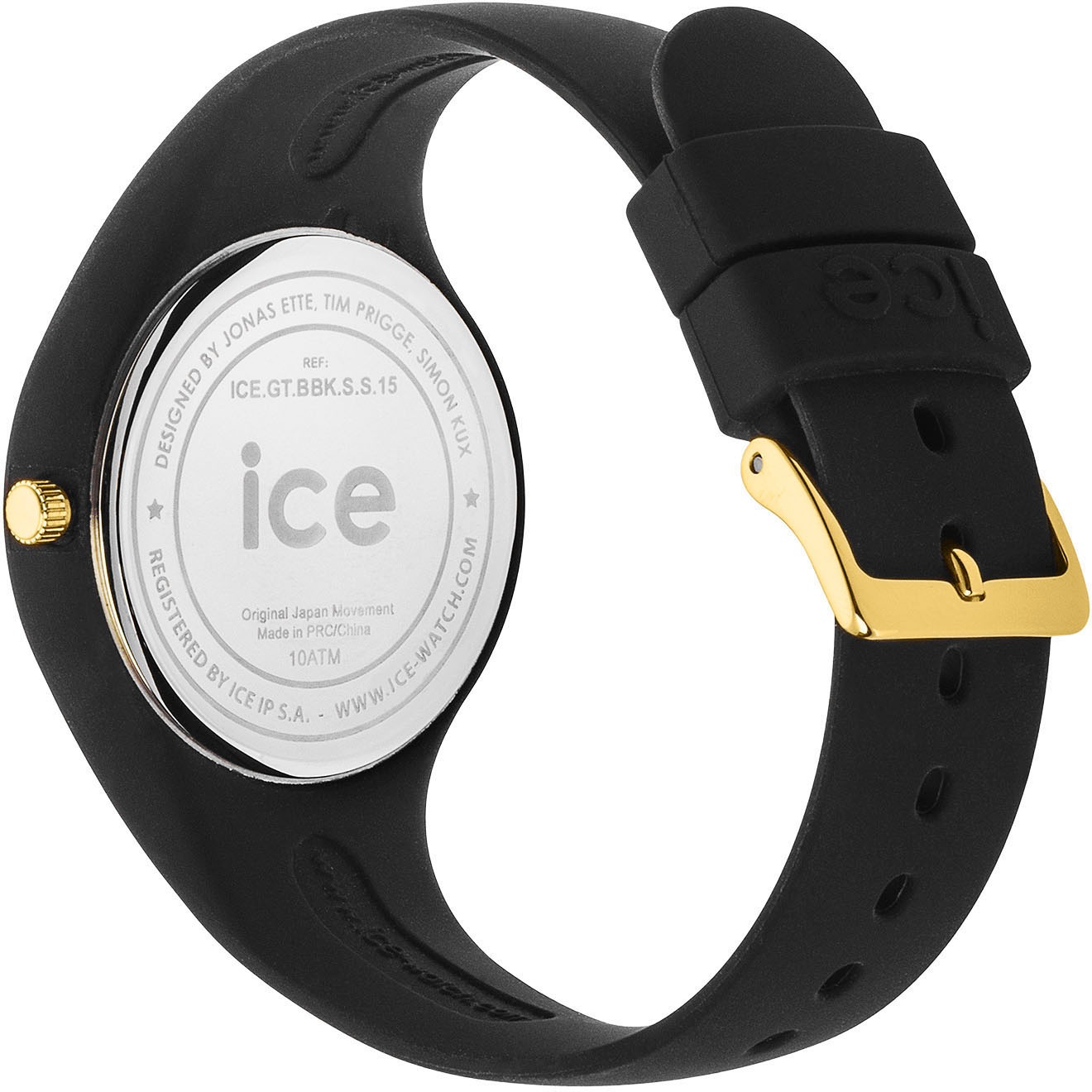 ice-watch Quarzuhr »ICE glitter - S37 - 3H«, Armbanduhr, Damenuhr, Silikonarmband, analog