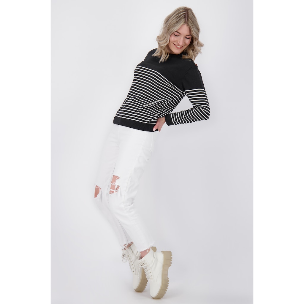 Alife & Kickin Rundhalspullover »ValentinaAK Z Knit Damen Rundhalspullover, Pullover«