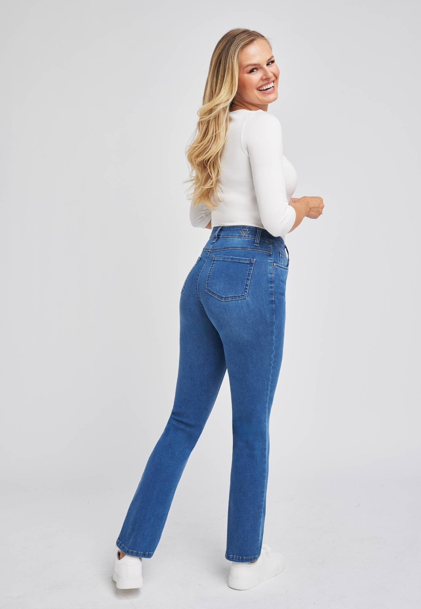 wonderjeans Slim-fit-Jeans »Classic« Klassischer gerader Schnitt