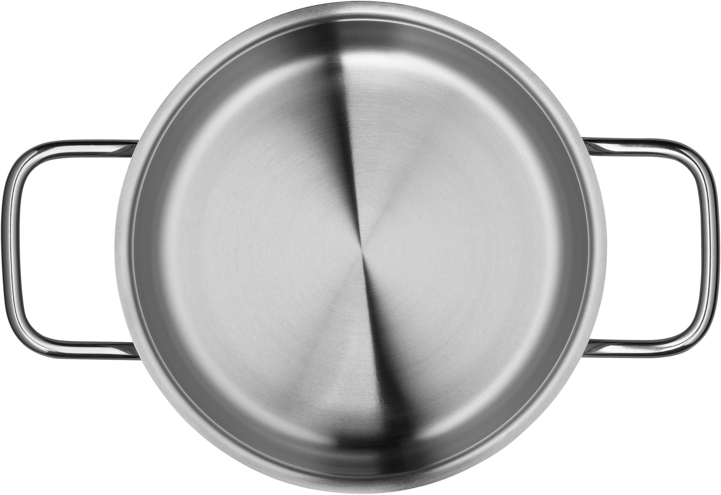 WMF Bratentopf »Diadem Plus« Cromargan® Edelstahl Rostfrei 18/10 2 Stk. tlg. breiter Schüttrand, außergewöhnliches Design, spülmaschinengeeignet