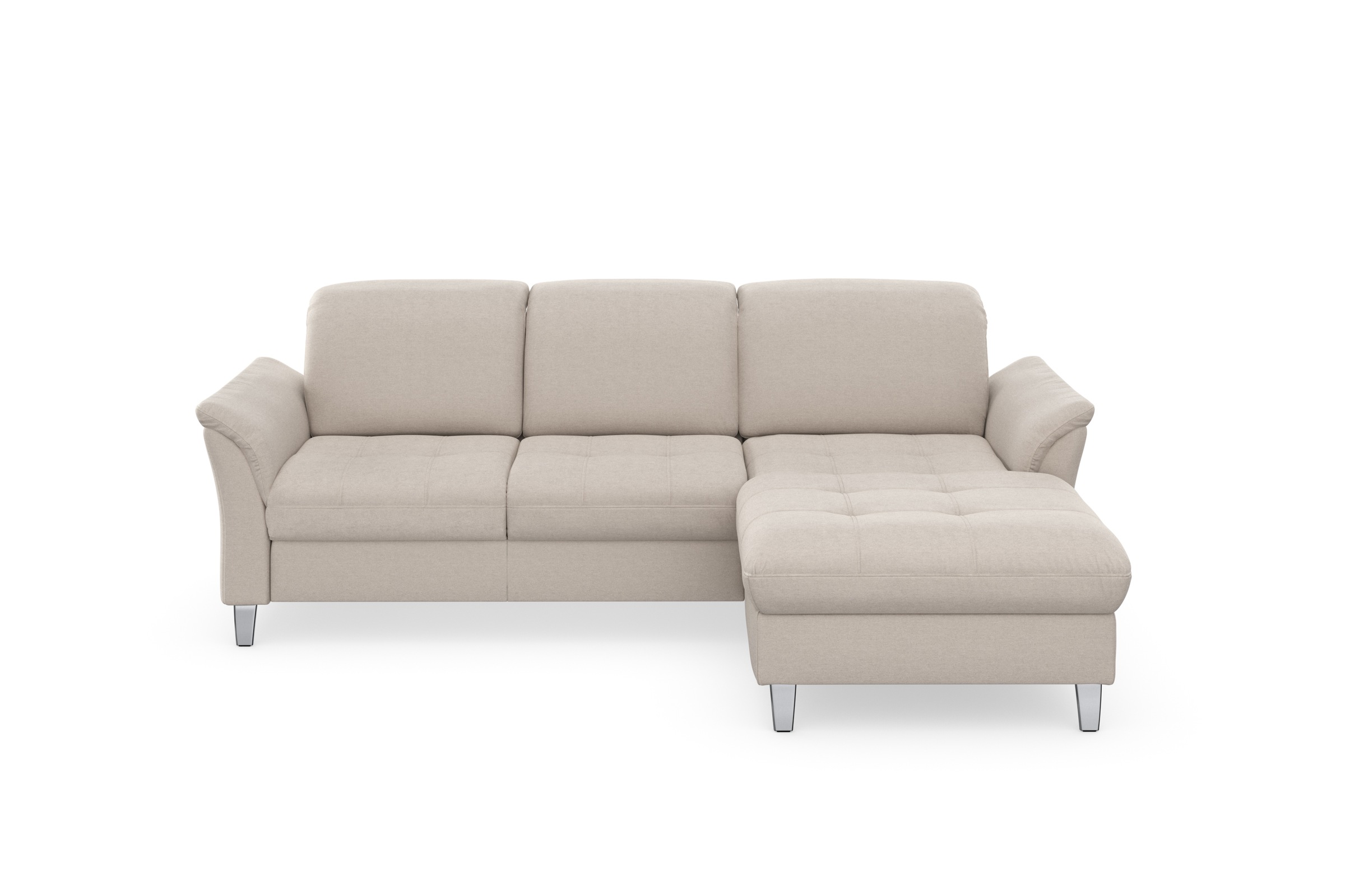 sit&more Ecksofa »Maggiore L-Form«, wahlweise mit Kopfteilverstellung, Bettfunktion und Bettkasten