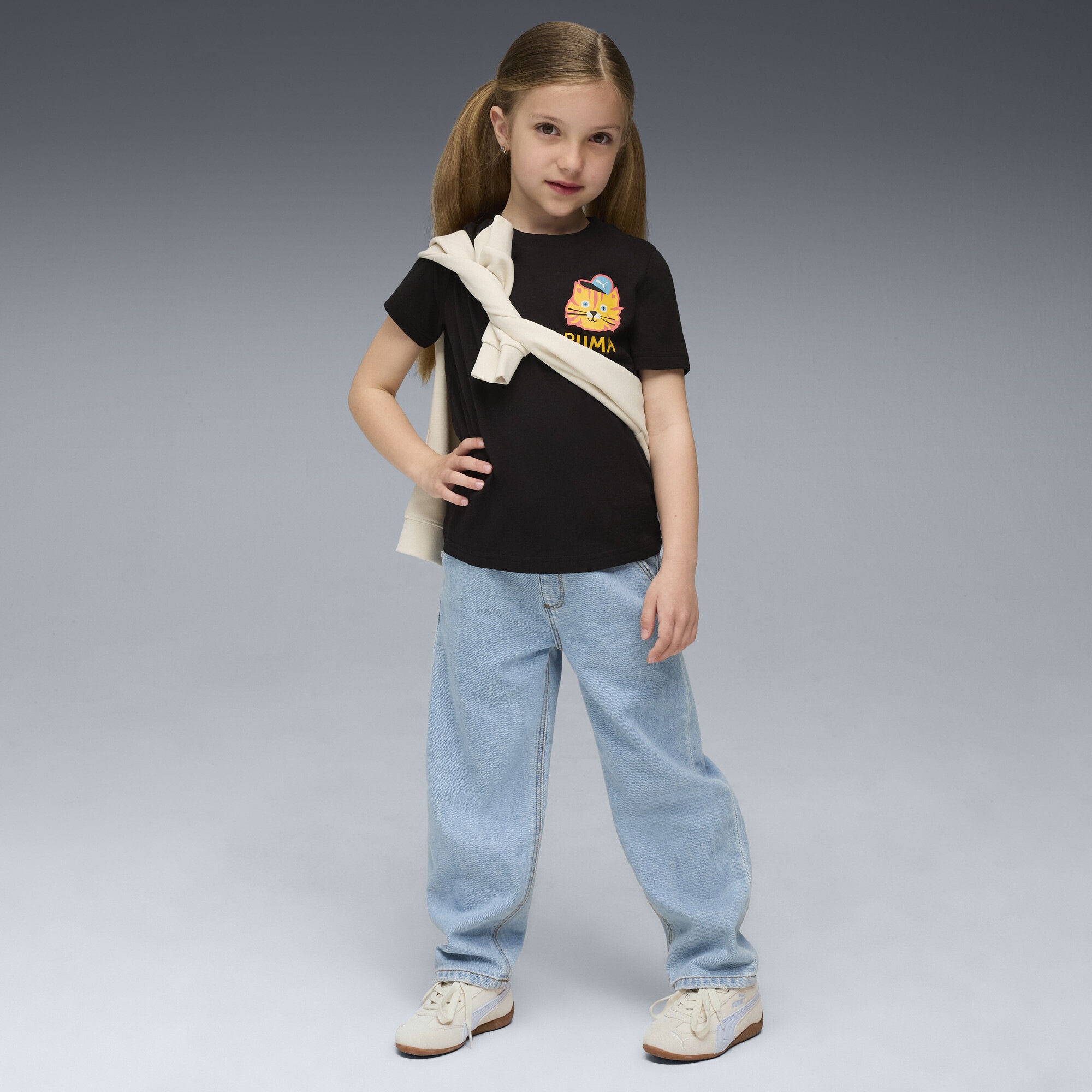 PUMA T-Shirt »Moody Cat Graphic T-Shirt I Kinder«