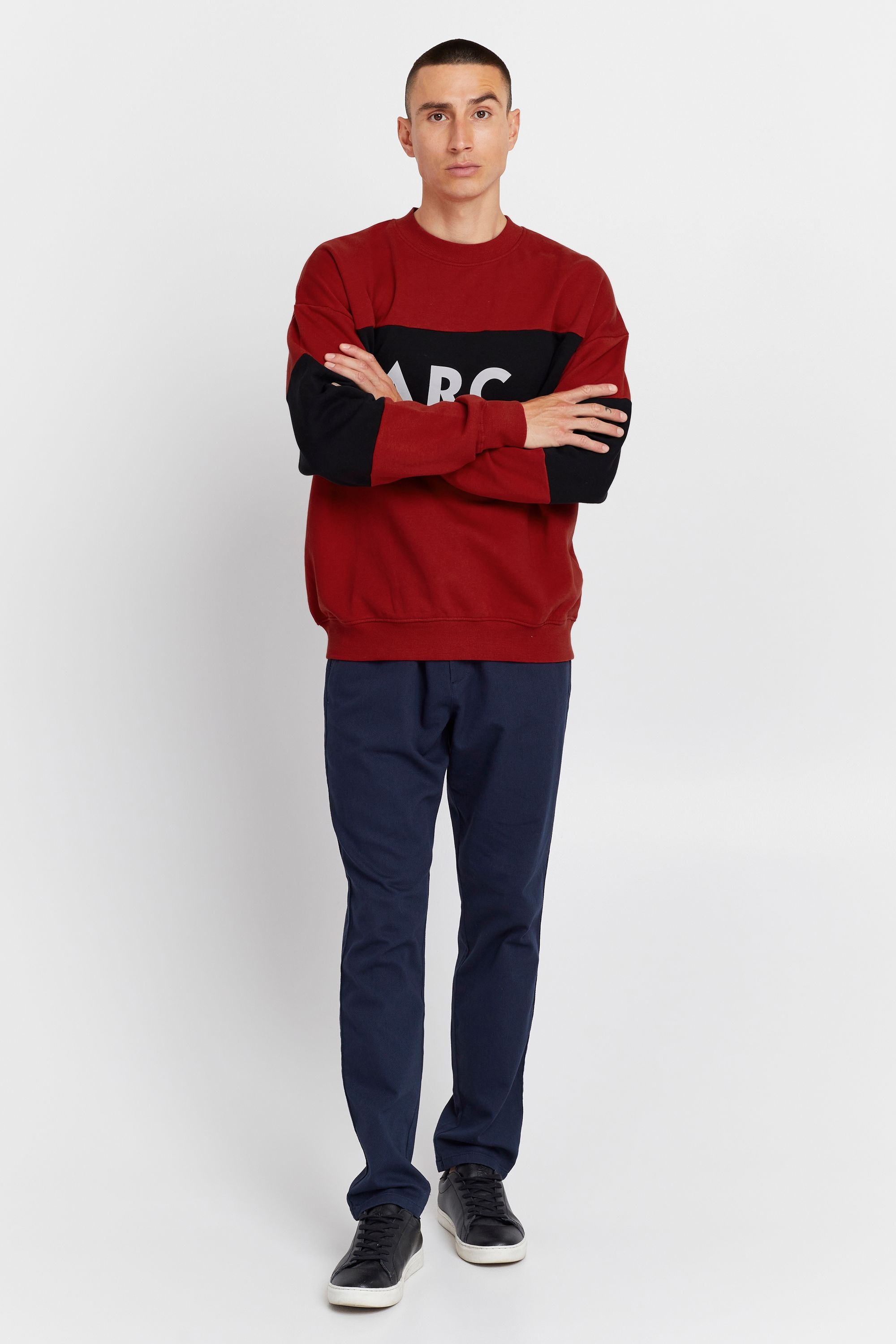 !solid SDCaius Sweatshirt Red XL 2