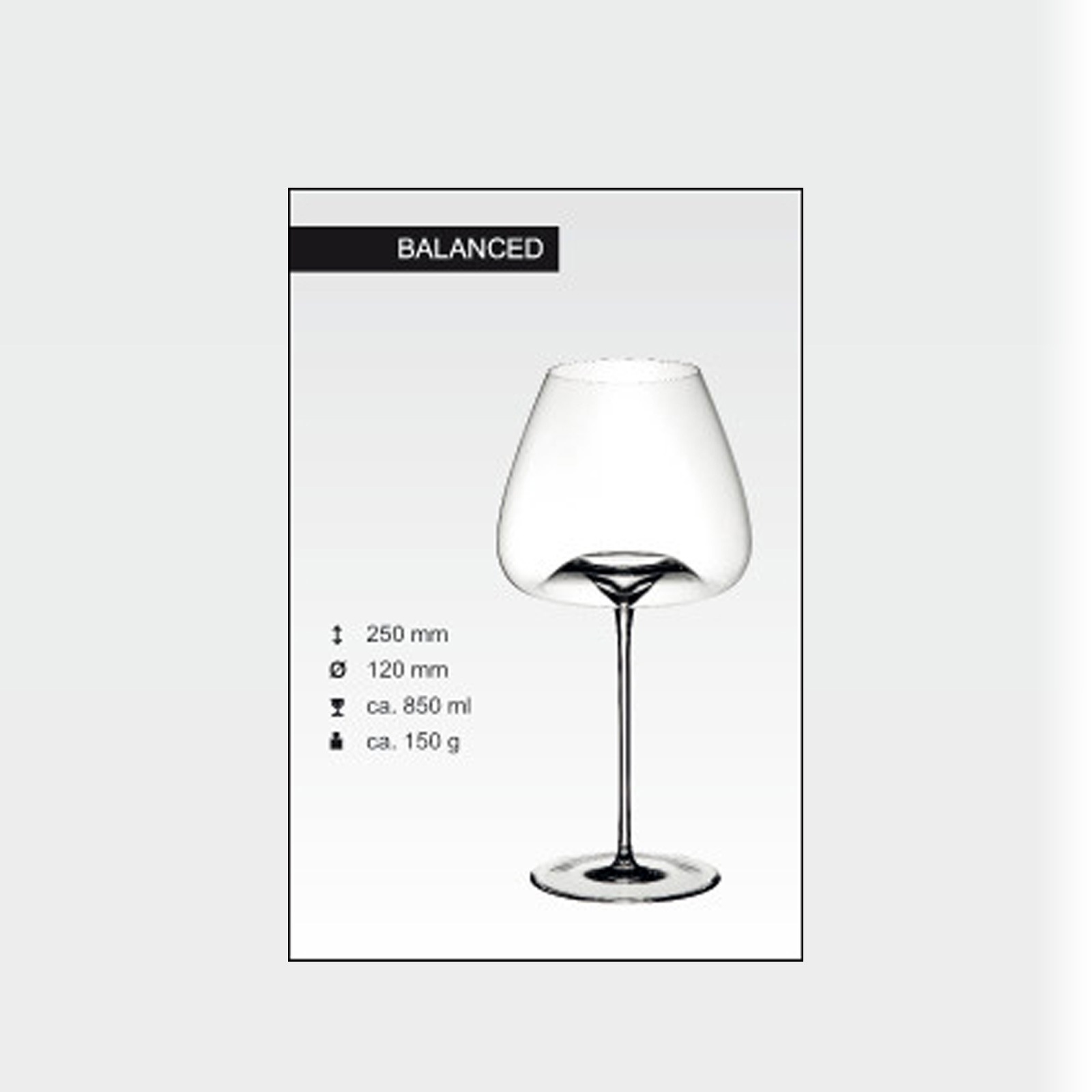 ZIEHER Rotweinglas »Weingläser Vision Balanced 850 ml 2er Set transparent«