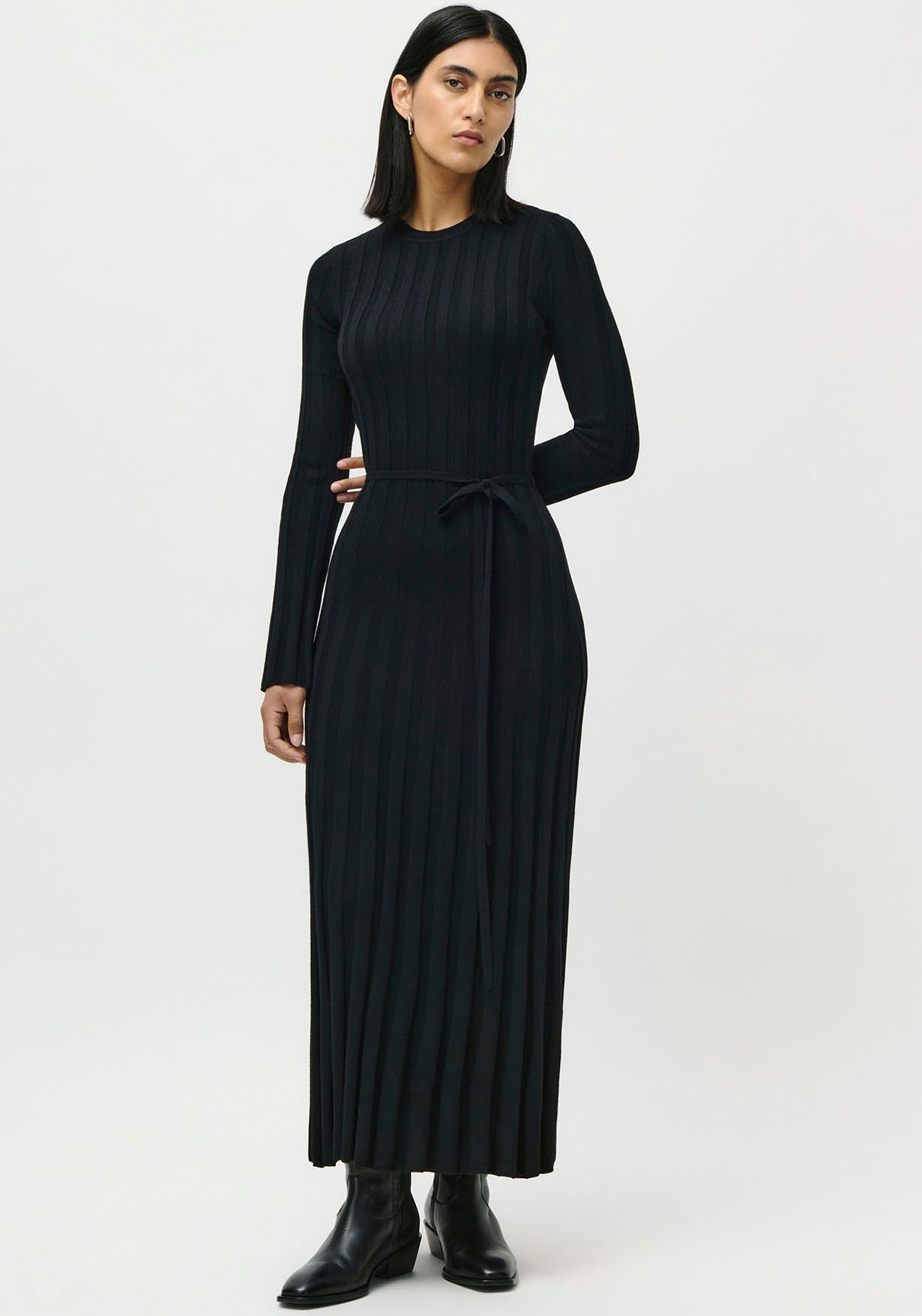 LeGer Strickkleid »Tamina, LeGer by Lena Gercke« Ohne Tasche Regular fit mit Rundhalsausschnitt