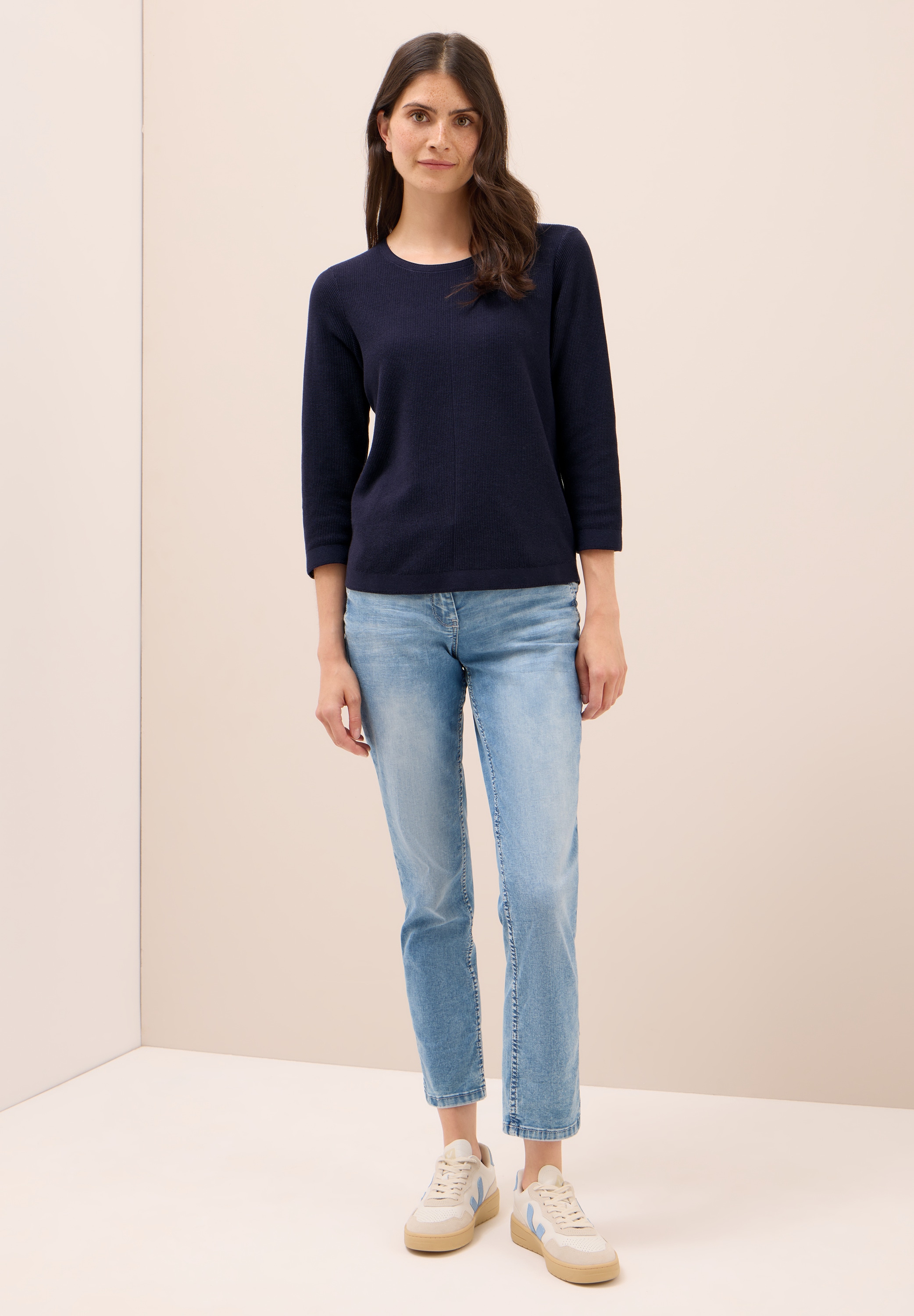 Cecil Strickpullover, aus Feinstrick
