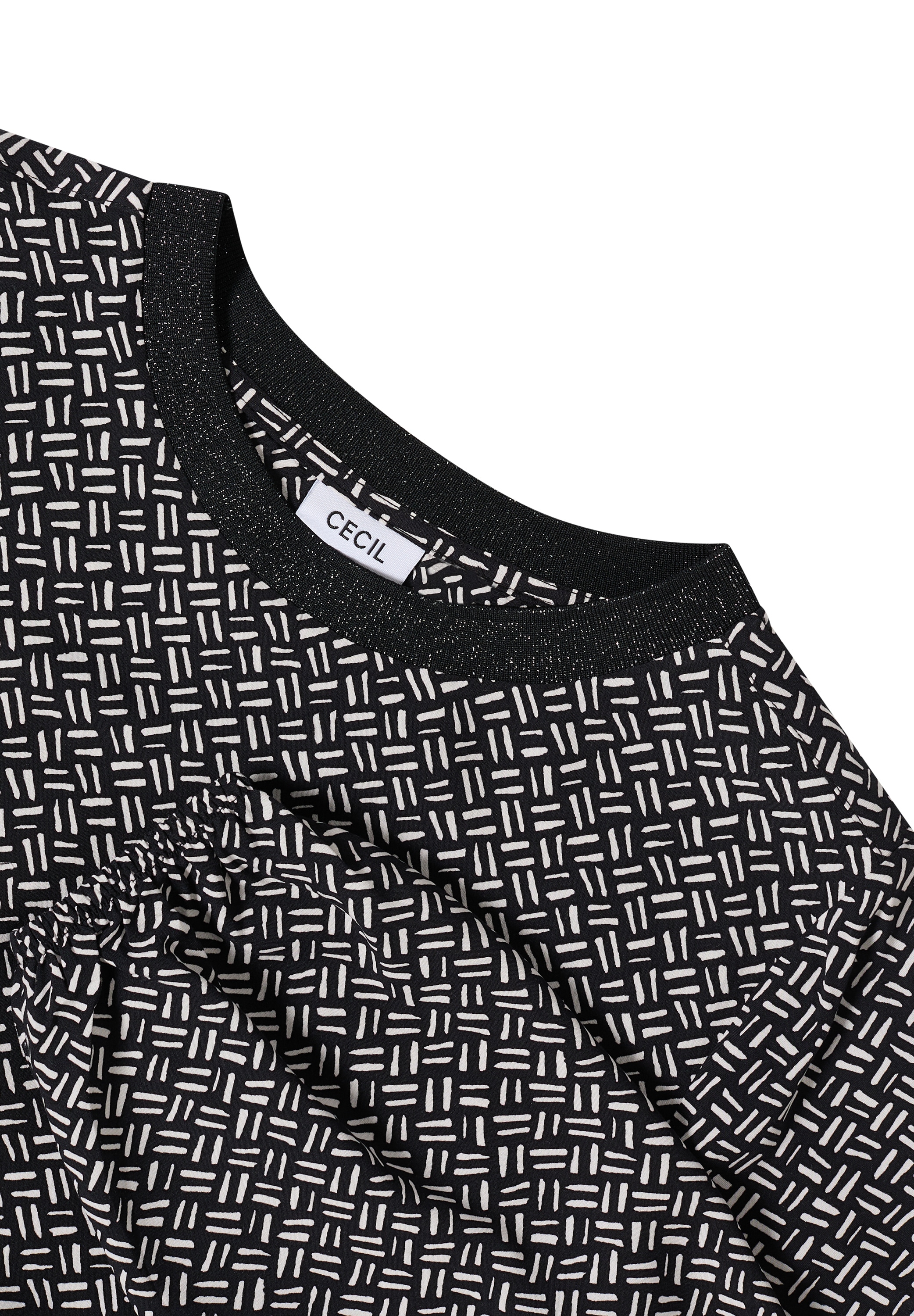 Cecil Langarmbluse mit Glitzer-Detail