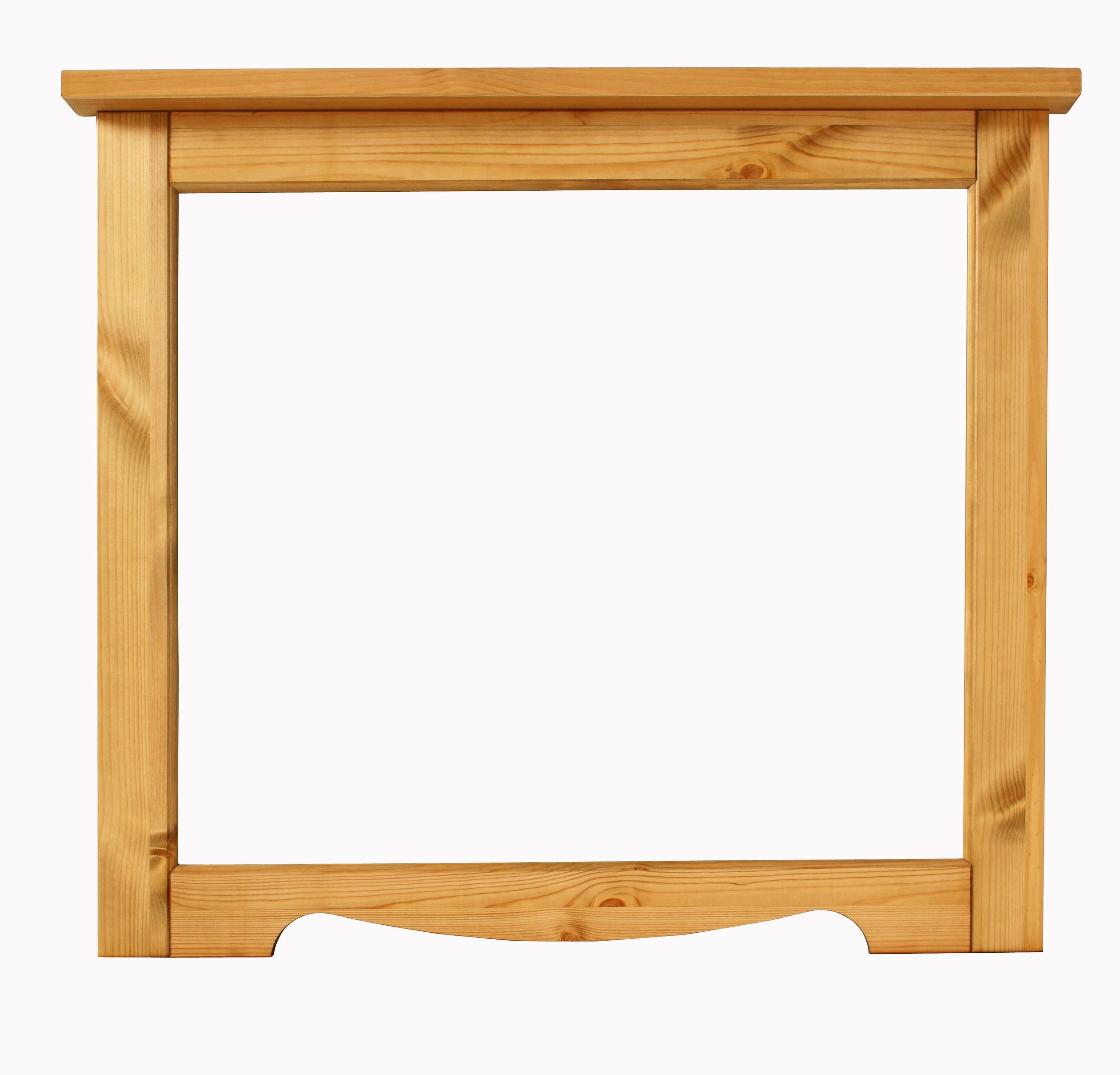 OTTO HOME Spiegel "Trinidad", B/H/T: 80cm x 64cm x 6cm, Struktur, beige, Spiegel, mit Rahmen
