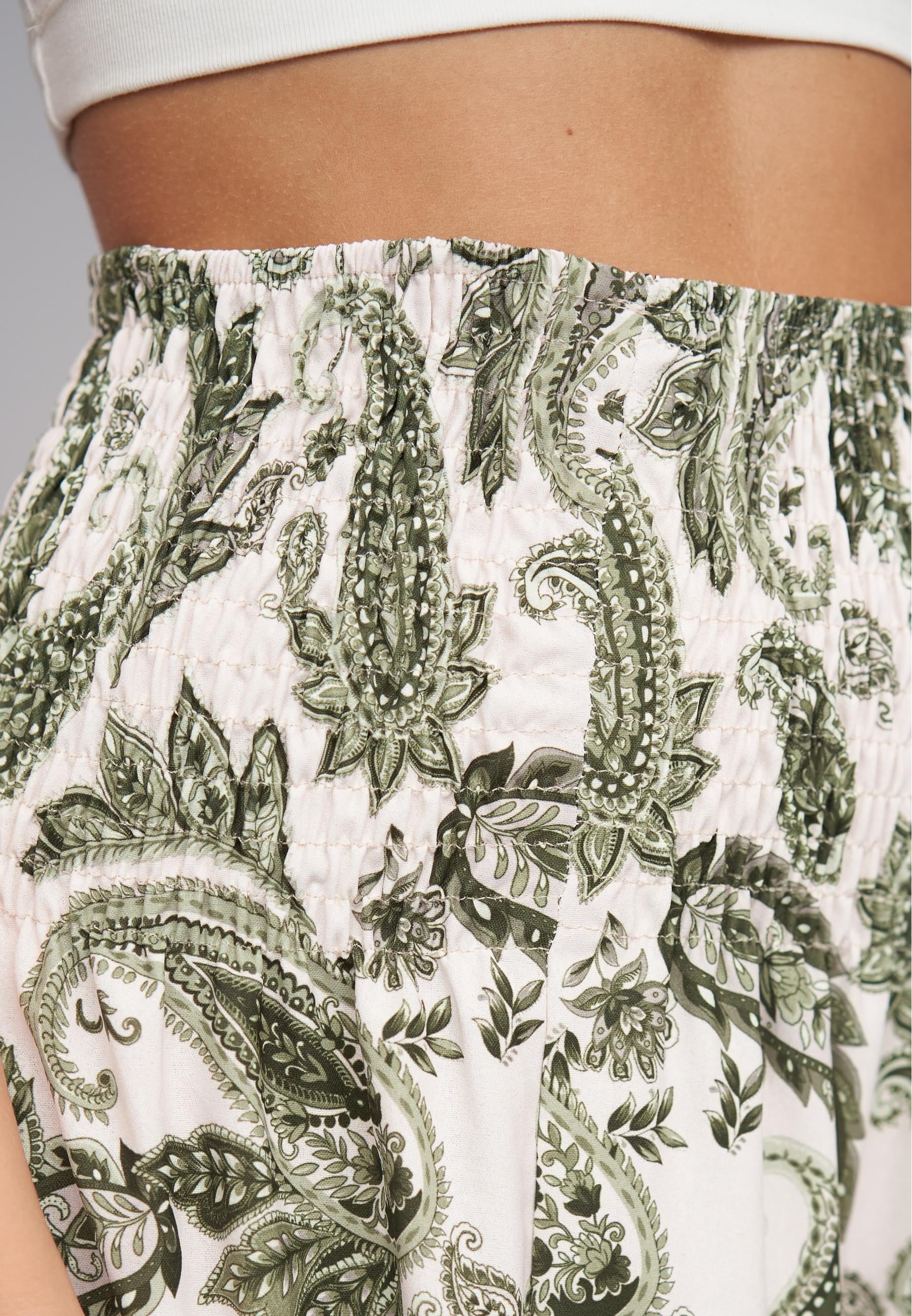 CLOUD 5IVE Sommerrock »CLOUD 5IVE Maxi Skirt with paisley print«, 1 Stk.
