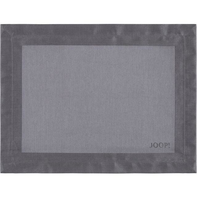 Garantierte Qualität Joop! Platzset »SIGNATURE«, (Set, Jacquard-Gewebe St.), BAUR 2 Logo-Dekor gefertigt aus mit | kaufen JOOP