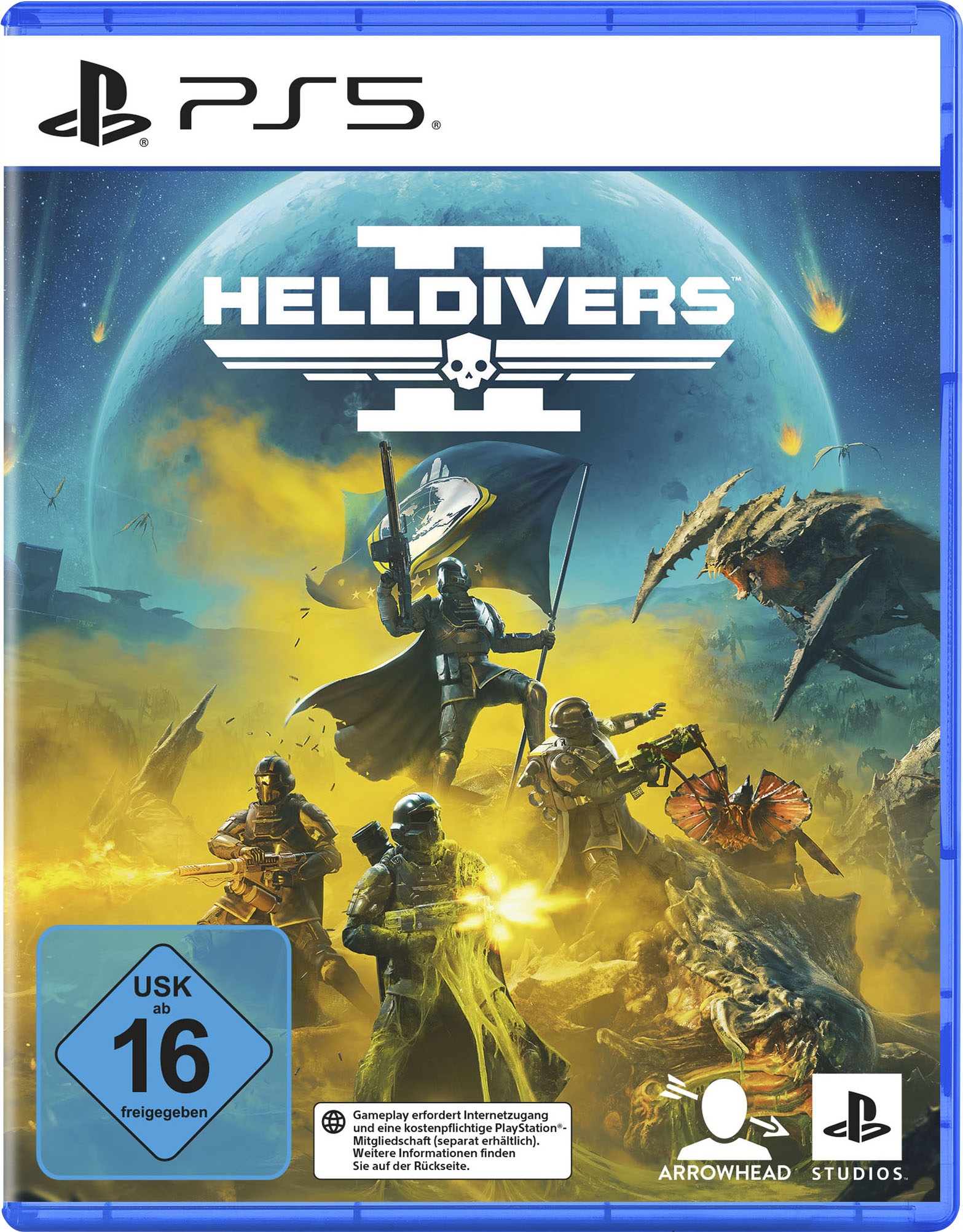 PLAYSTATION 5 Spielesoftware "Helldivers 2", PlayStation 5, transparent, Spielesoftware