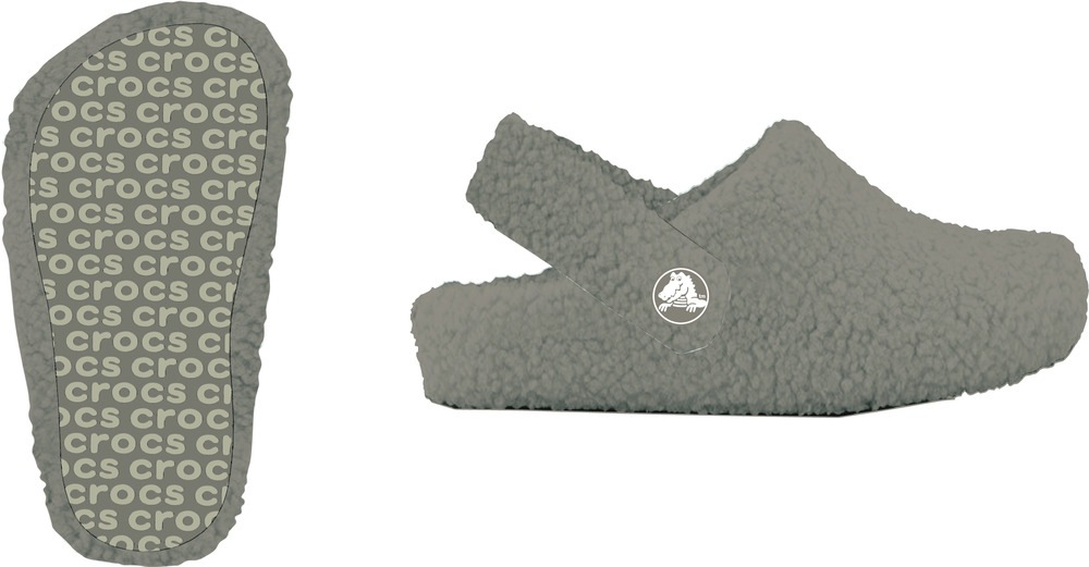 Crocs Hausschuh »Classic Cozzy Slipper K«, Pantoffel, Clog mit Filzwolle