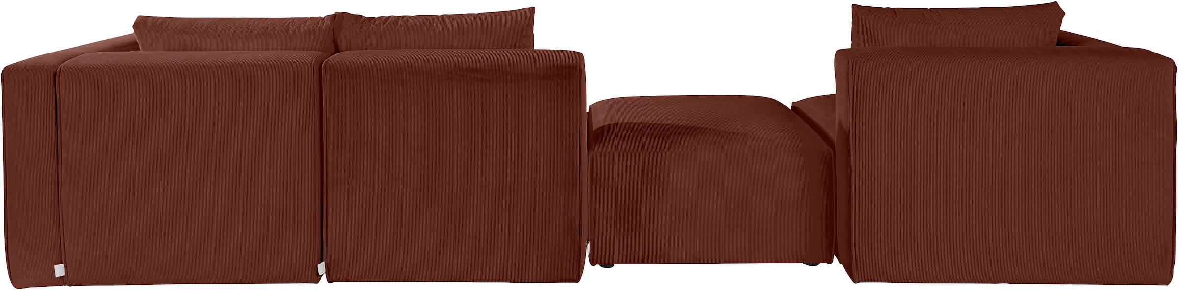 Guido Maria Kretschmer Home&Living Wohnlandschaft »Comfine U-Form«, zusammengesetzt aus Modulen, in 3 Stoffen und vielen Farben