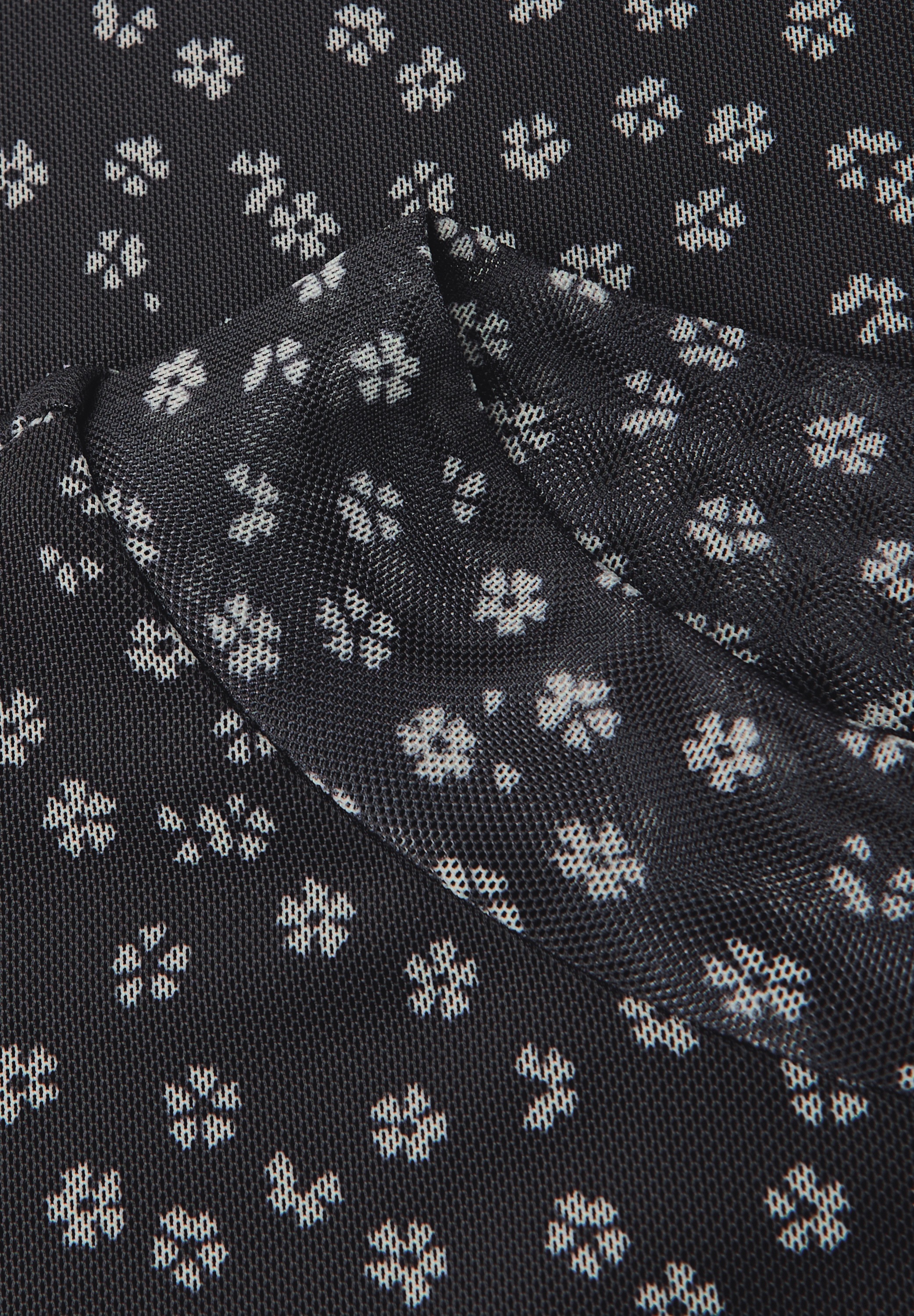 STREET ONE STUDIO Stehkragenshirt mit grafischem Muster