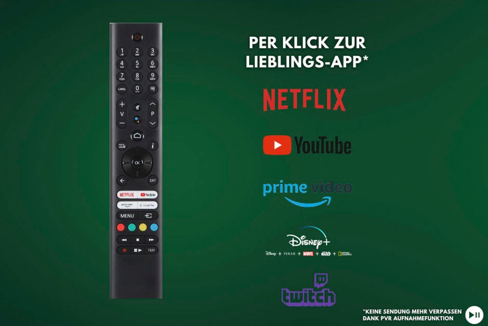 Hanseatic QLED-Fernseher »65Q850UDS«, 4K Ultra HD, Android TV