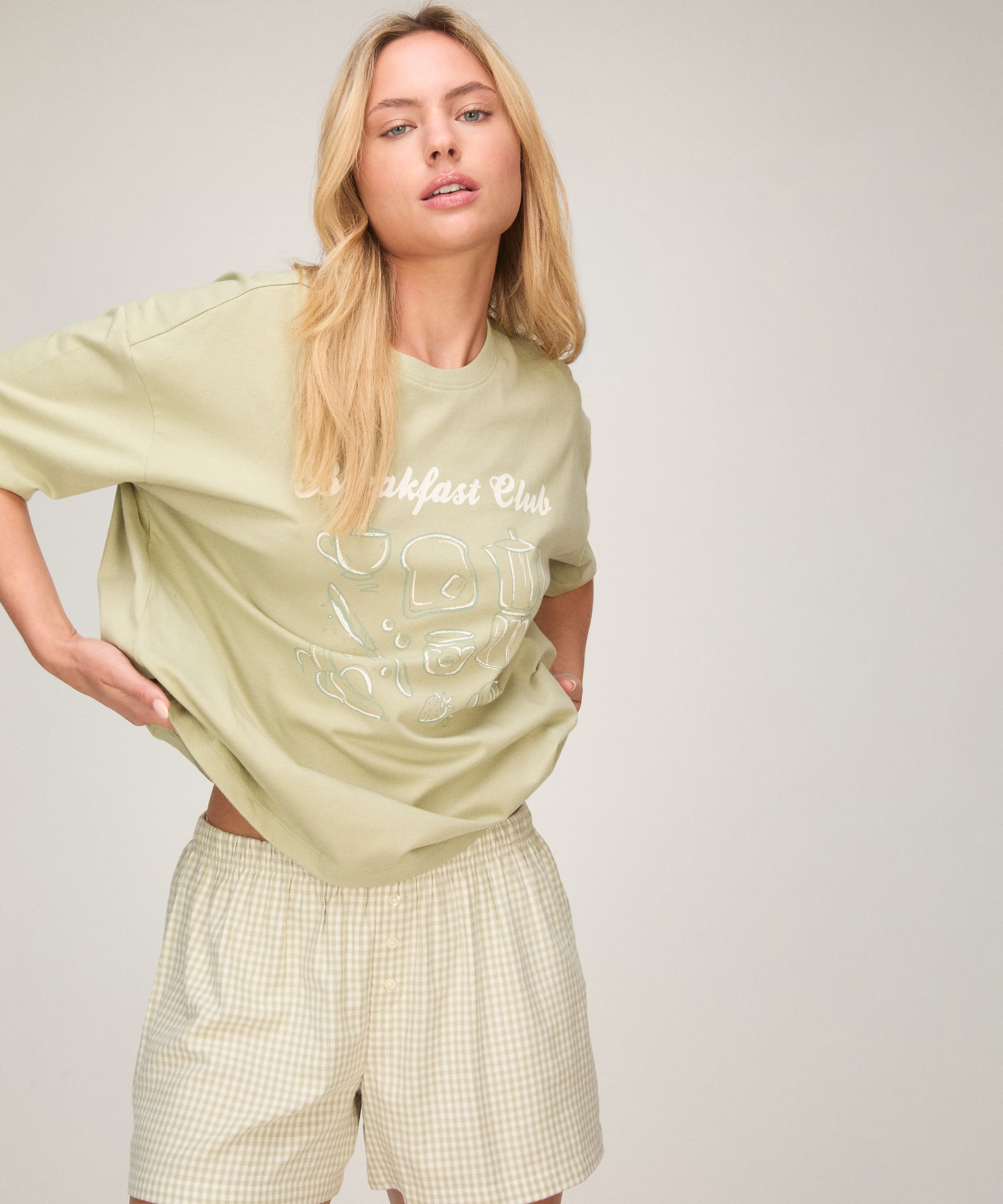 Hunkemöller "Pyjama-Set mit Shorts und T-Shirt"