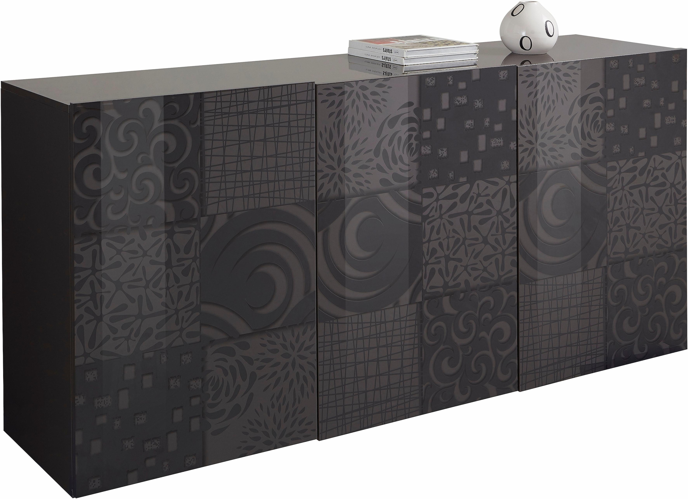 INOSIGN Sideboard "Miro", Breite 181 cm mit dekorativem Siebdruck