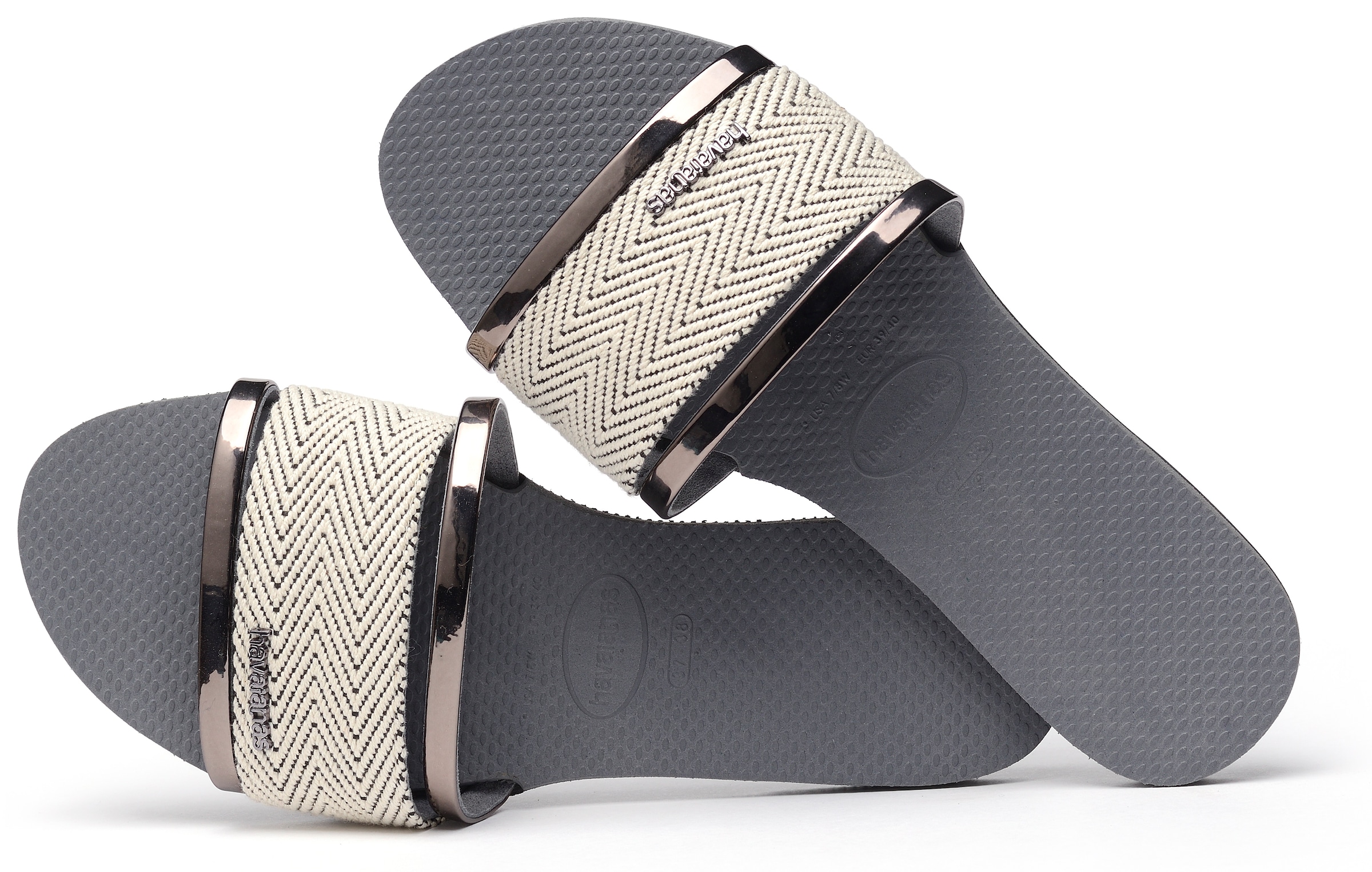 Havaianas Pantolette »YOU TRANSOCO PREMIUM«, Sommerschuh, Schlappen mit glänzenden Details