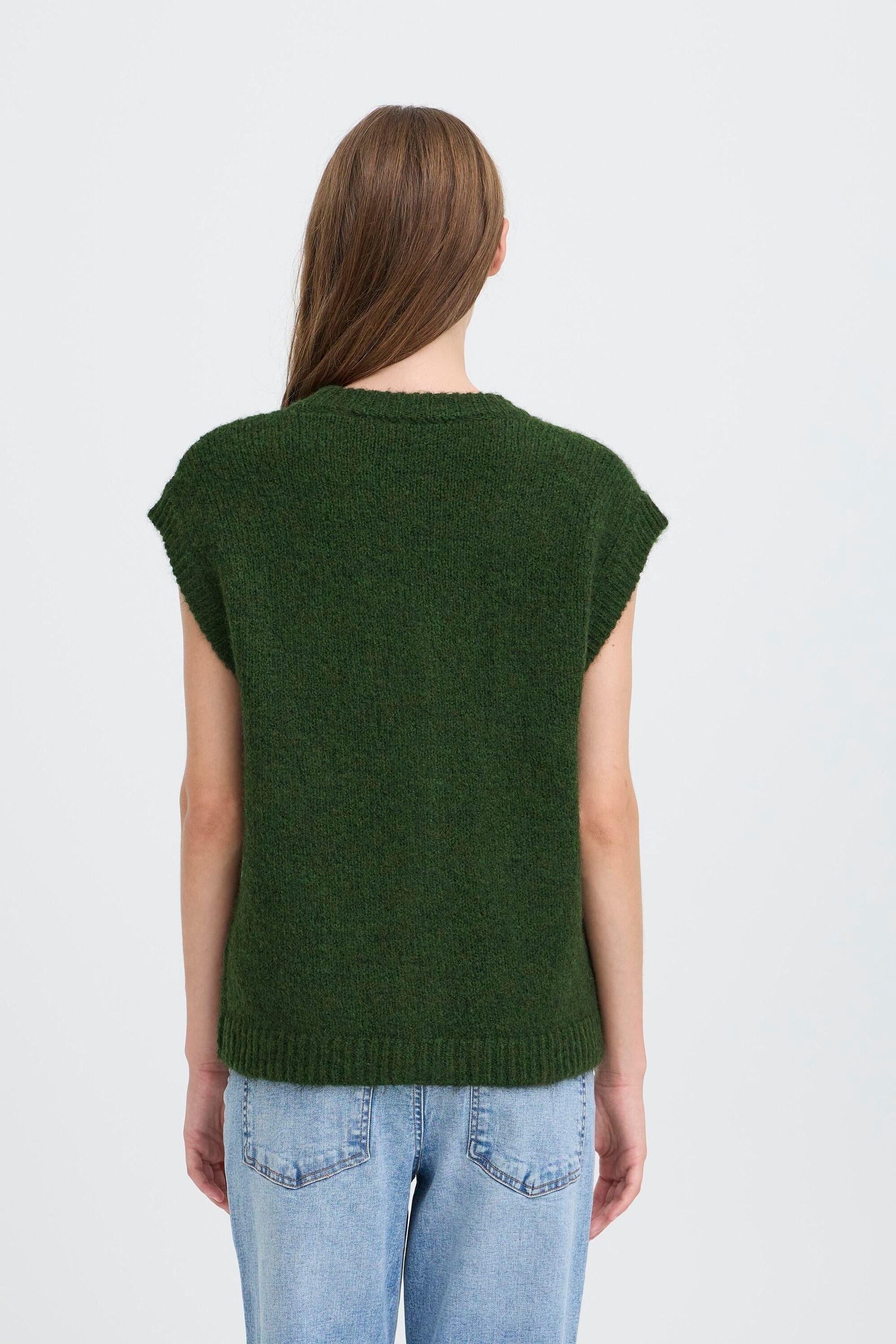 Ichi Strickjacke »Ärmellose IHBELABLUE«