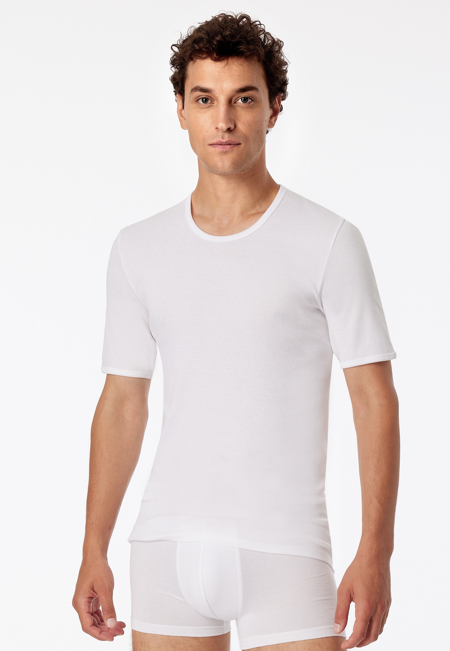 Schiesser Unterziehshirt "Original FR" Funktionsschnitt mit etwas längerer Rückenpartie
