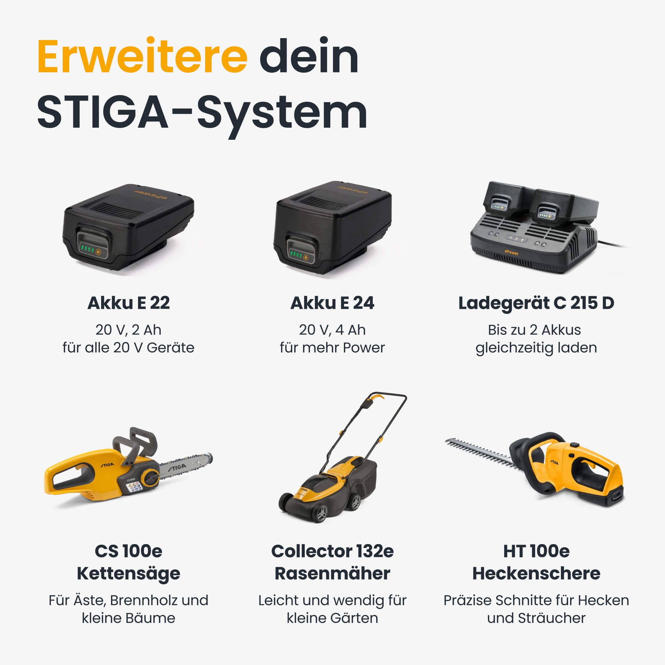 STIGA GARDEN Akku-Laubbläser »BL 300e« 2 Stufen mit max. 155km/h