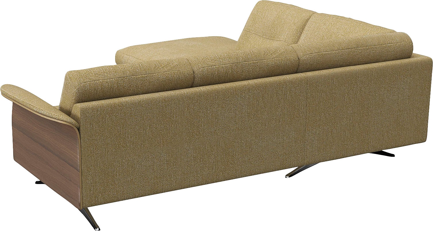 FLEXLUX Ecksofa »Glow, super bequem durch hochwertigem Sitzaufbau mit Federkern, L-Form«, Modernes skandinavisches Design