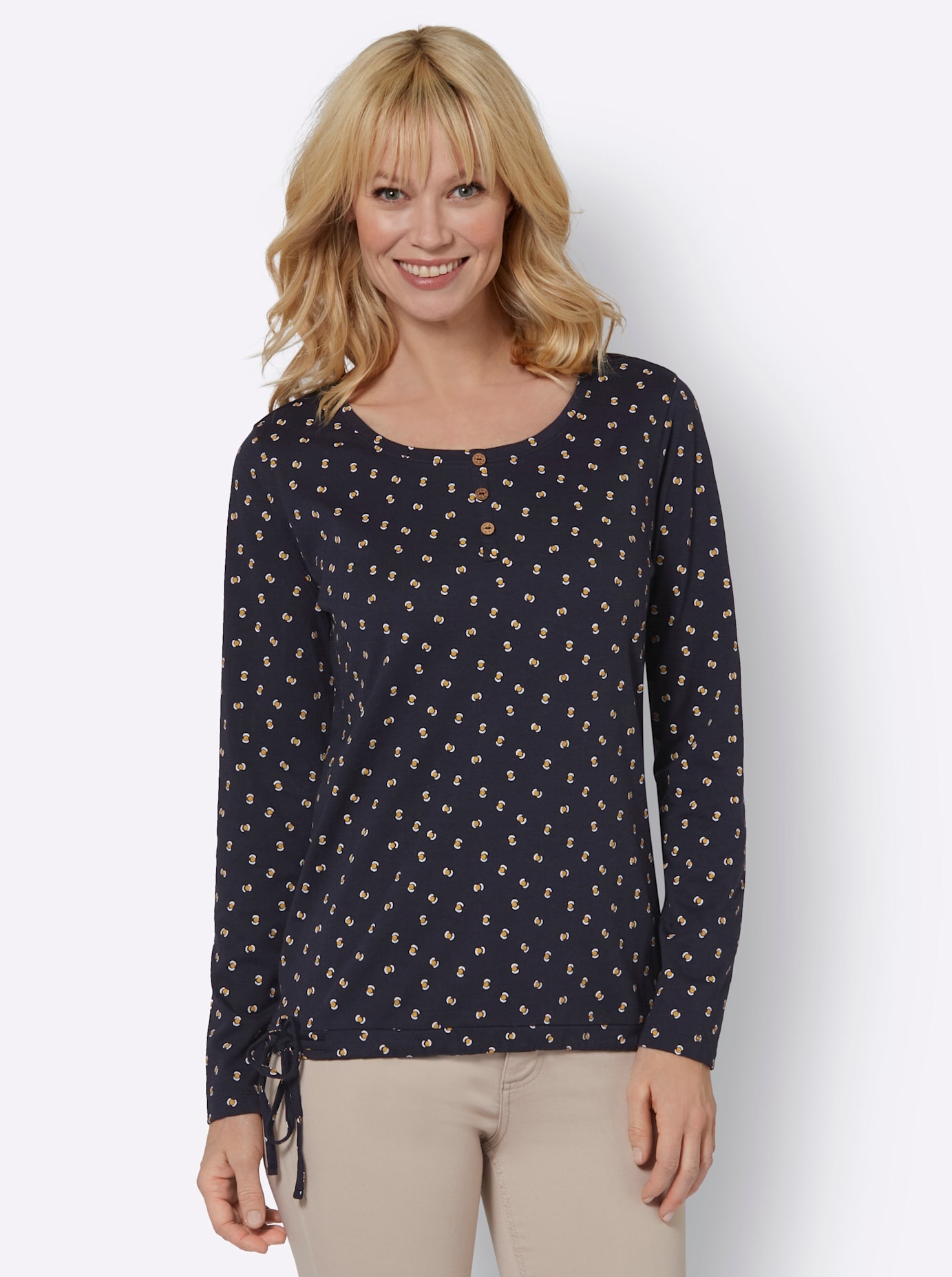 Ambria Langarmshirt "Shirt" 1 Stk. günstig online kaufen