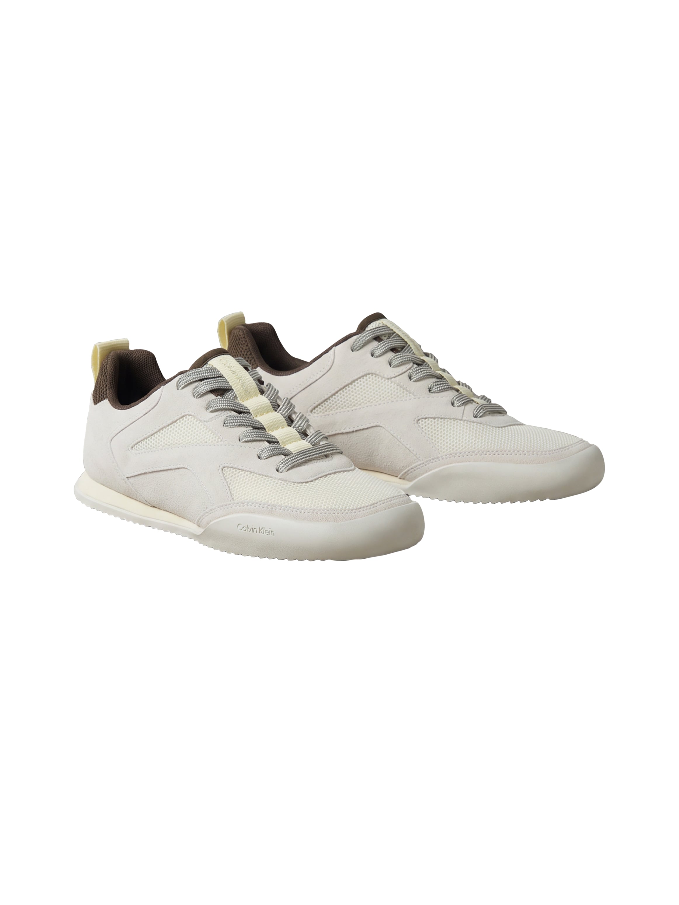 Calvin Klein Sneaker "LOW PRO RUNNER LACEUP MESH SUE" Runnersneaker, Schnürschuh, Freizeitschuh mit gepolstertem Schaftrand