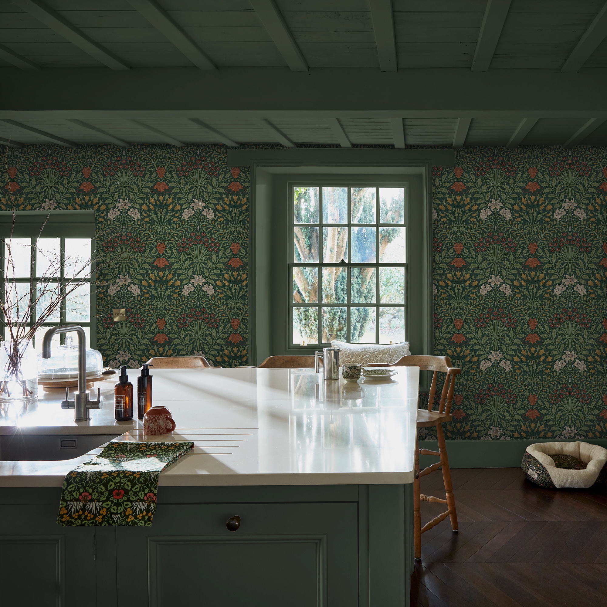 WILLIAM MORRIS AT HOME Vliestapete »Garden« Motiv glatt Design Tapeten
