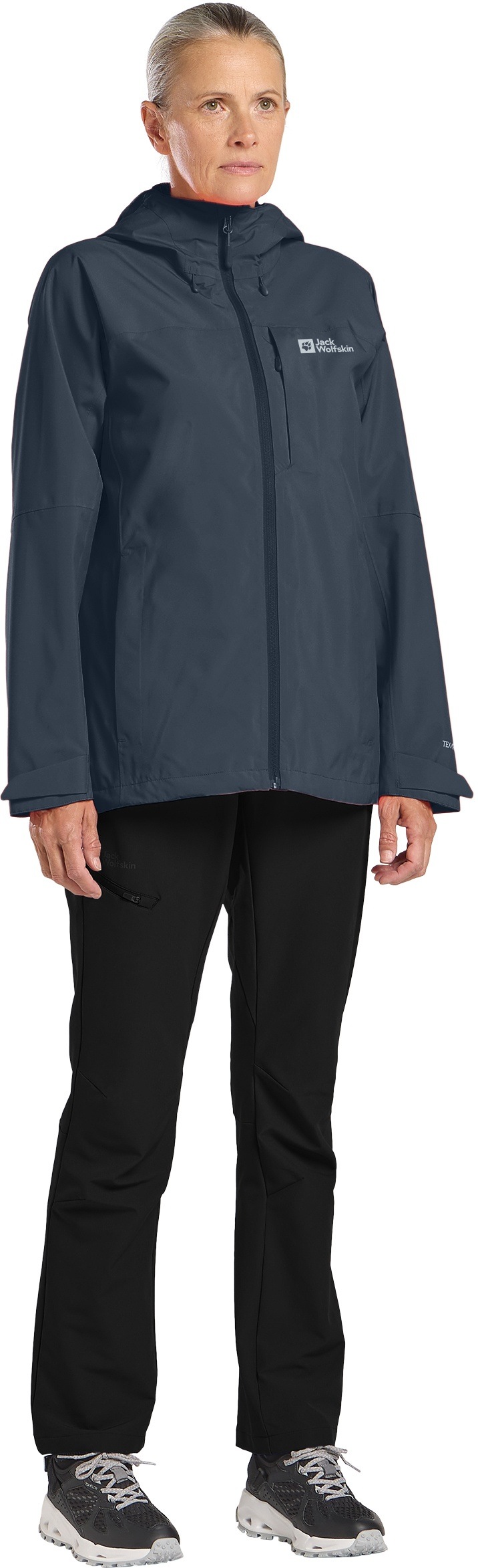 Jack Wolfskin Funktionsjacke »TEMPEST 2L JKT W«, mit Kapuze