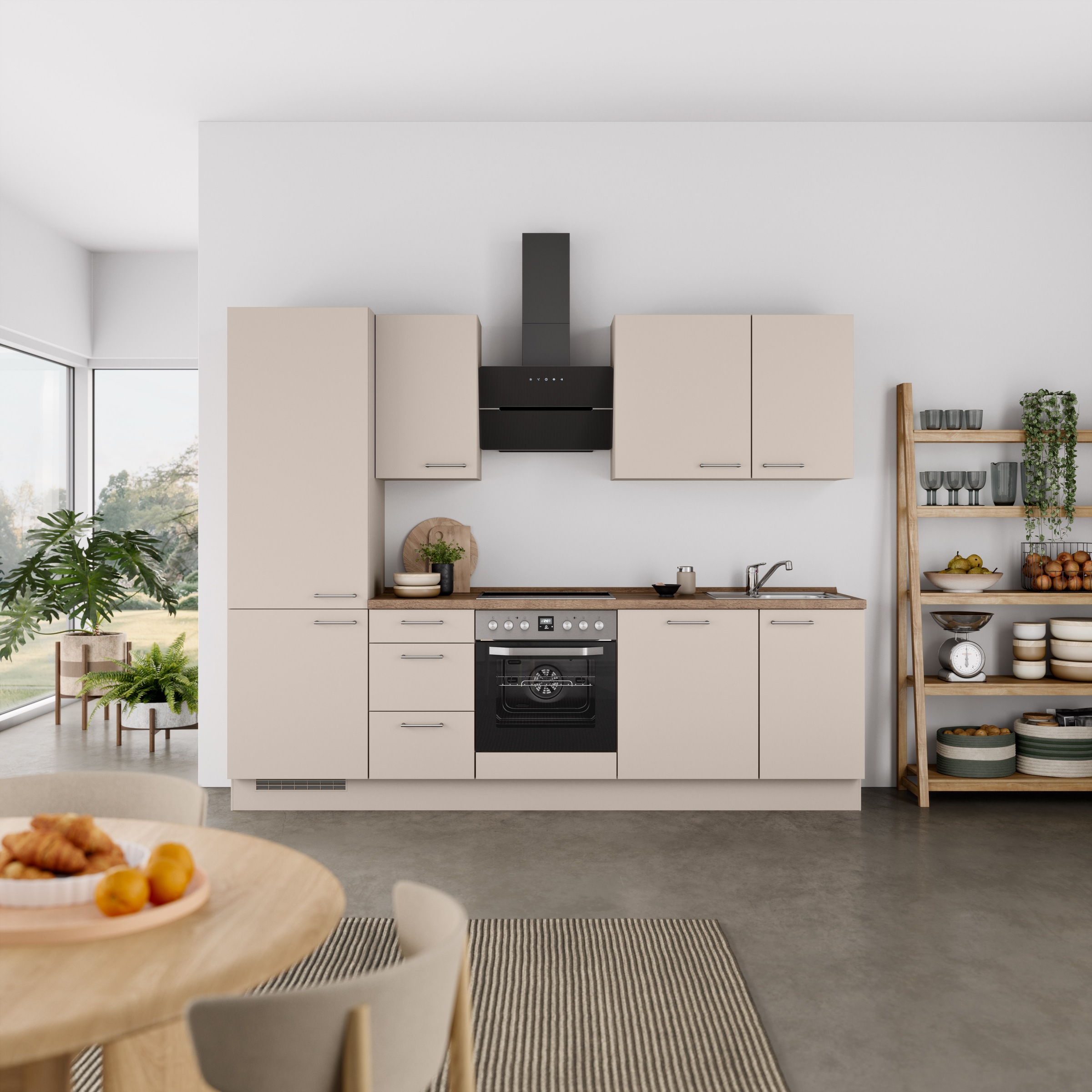 nobilia Küchenzeile ""Laser II", Ausrichtung wählbar, Breite 270 cm" vormon günstig online kaufen