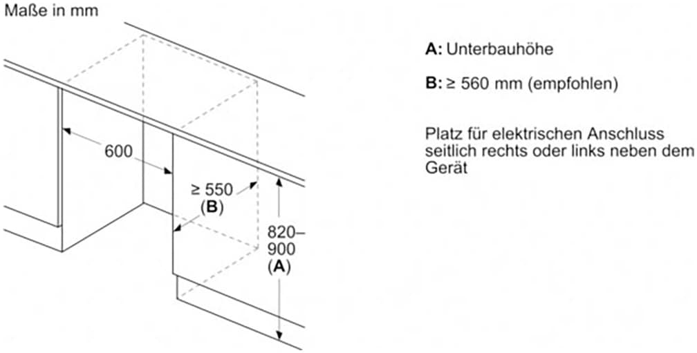 BOSCH Einbaukühlschrank »KUR21VFE0«, KUR21VFE0, 82 cm hoch, 59,8 cm breit
