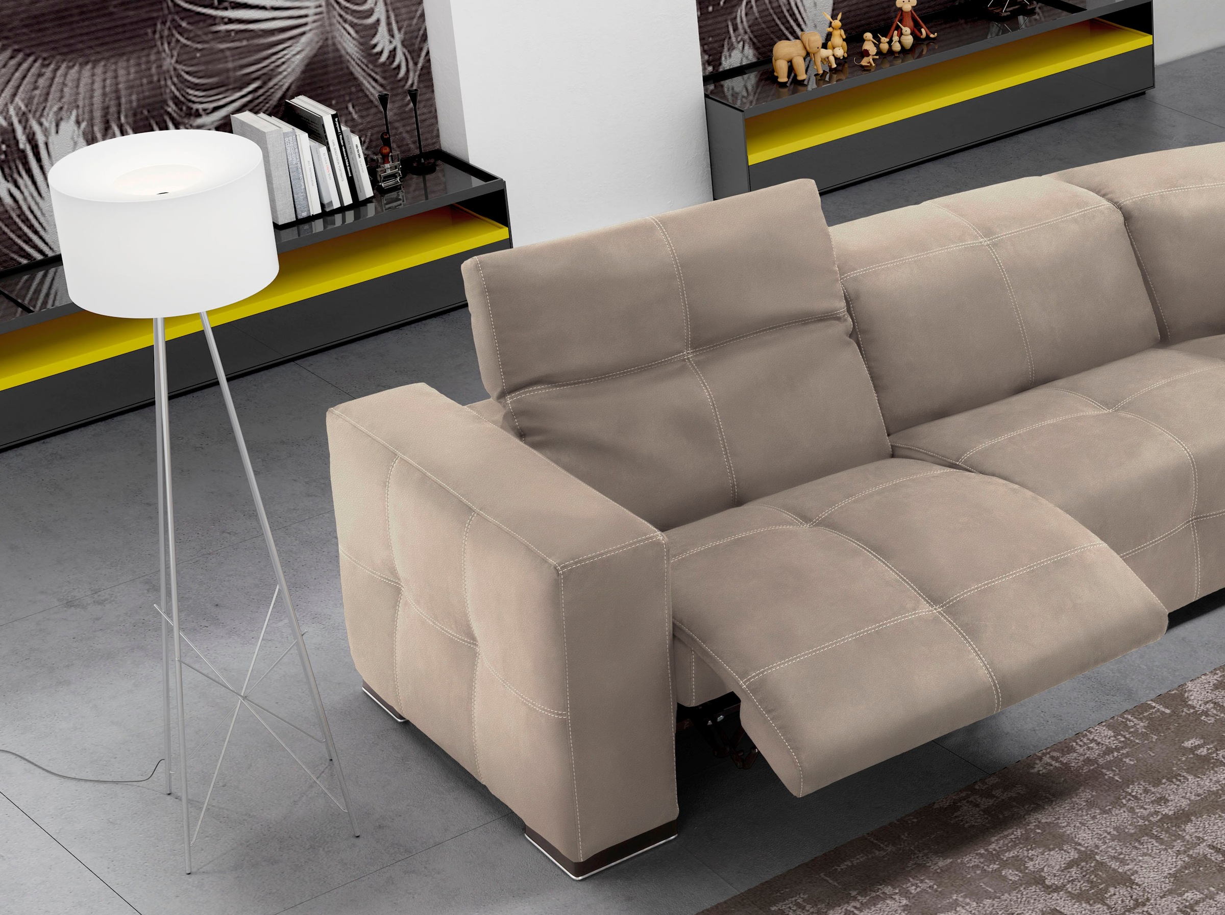 EGOITALIANO Sauvanne Corner Sofa Cream White 7