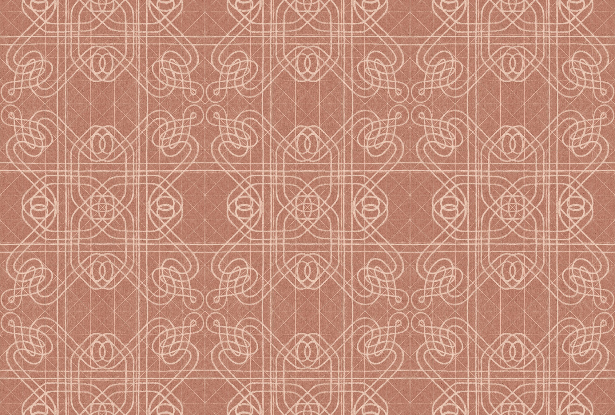 living walls Fototapete »Walls by Patel 5 Fototapete Ornamentale Geometrie« geometrisch glatt Ornamentale Geometrie auf 200 g/m² Premium-Vlies
