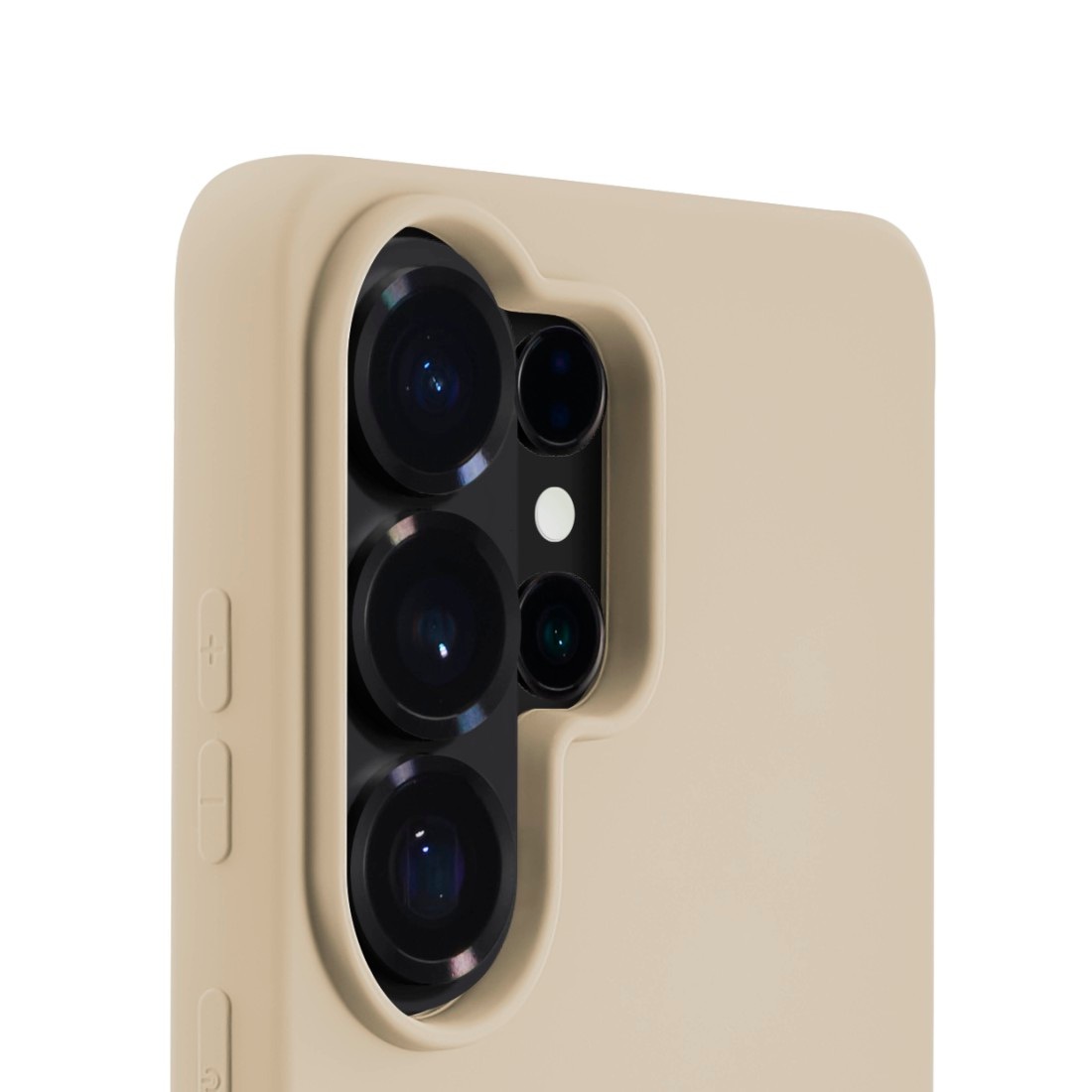 Hama Smartphone-Hülle »Handyhülle für Samsung Galaxy S26 Ultra, Beige« Samsung Galaxy S26 Ultra ultradünn, kratzfest, weiches Innenfutter