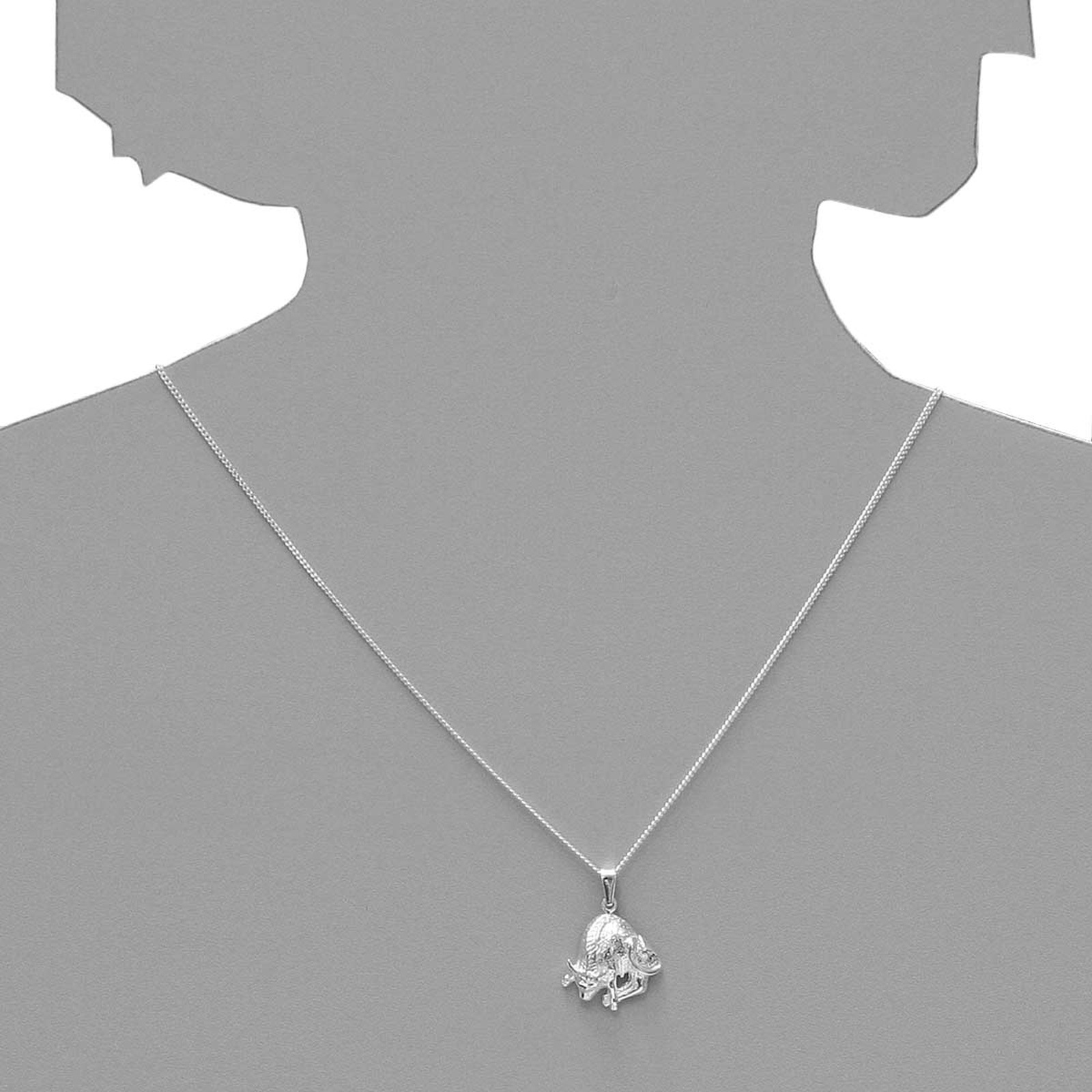OSTSEE-SCHMUCK Kette mit Anhänger »- Tierkreiszeichen Stier - Silber 925/000 -,«