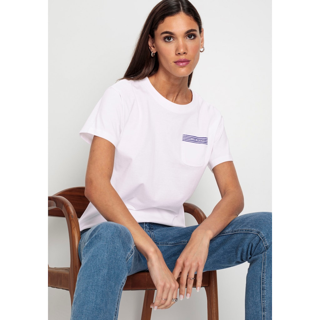 HECHTER PARIS T-Shirt, mit eleganter Brusttasche - NEUE KOLLEKTION